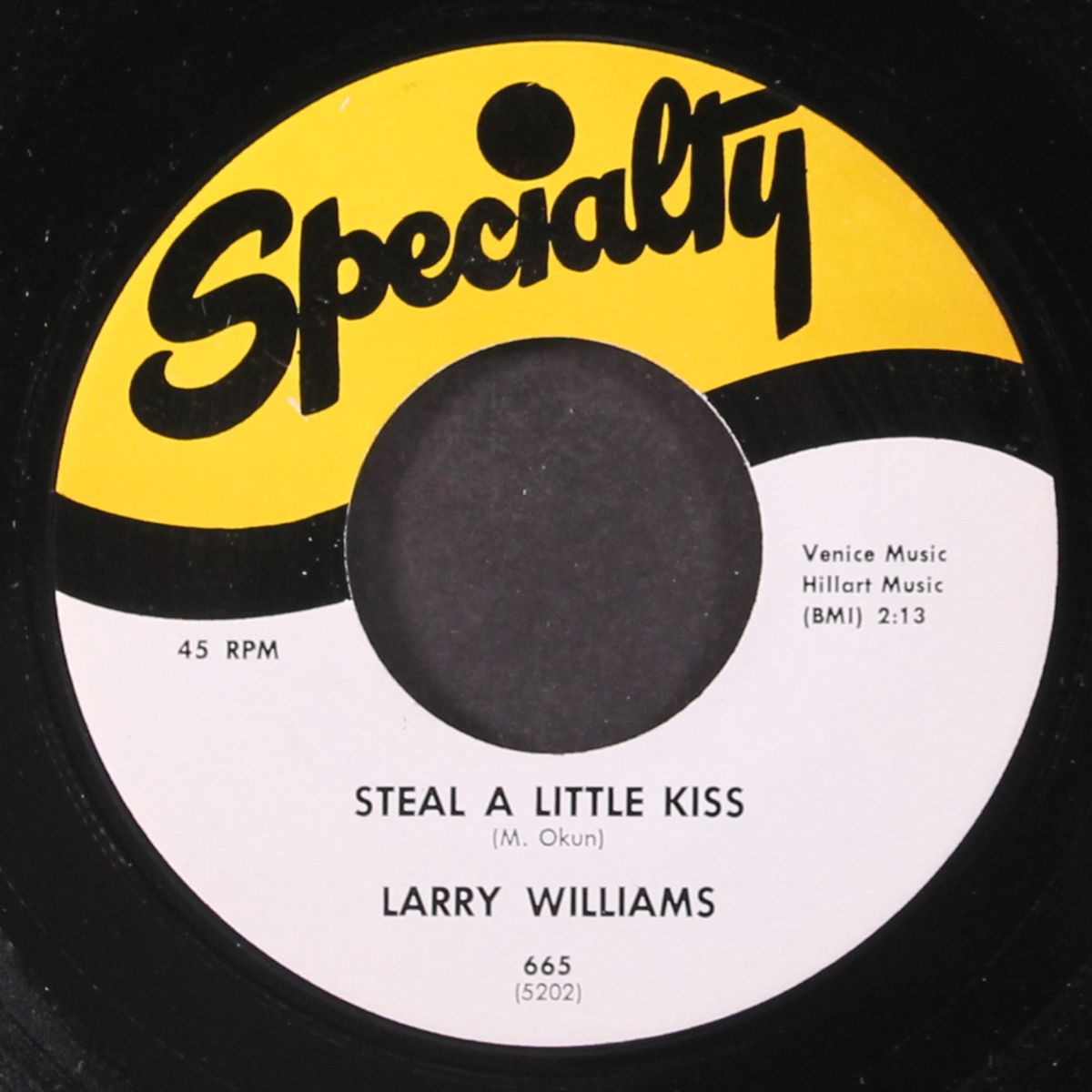 steal a little kiss / i can't stop lovin' you by LARRY WILLIAMS