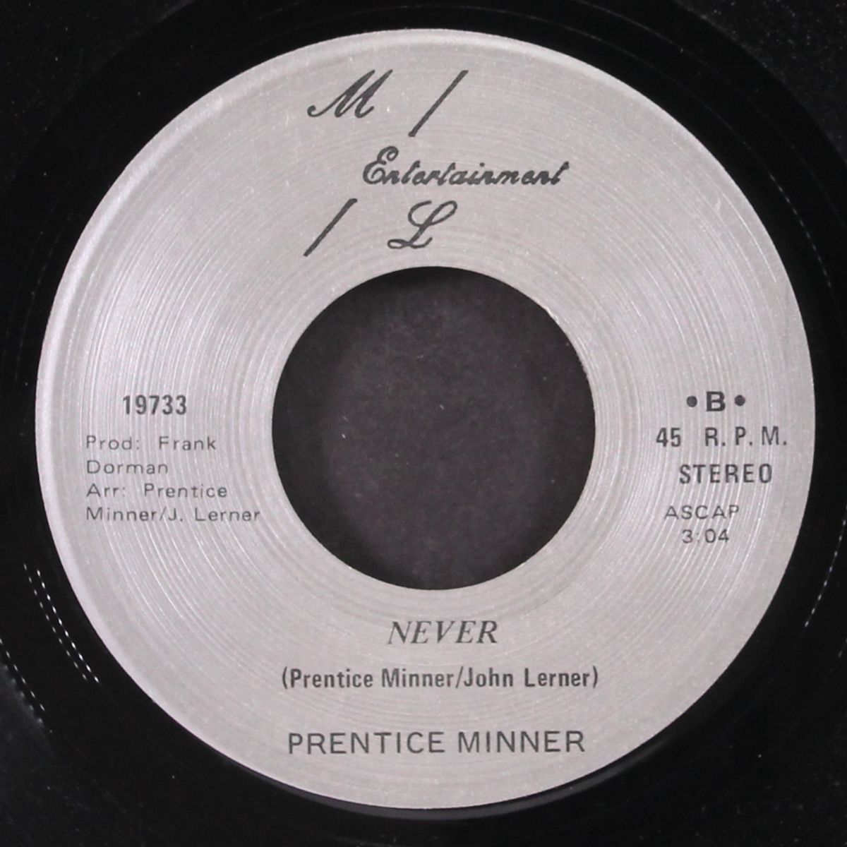 just to touch you / never by PRENTICE MINNER