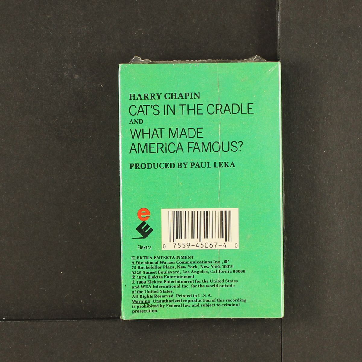 cat's in the craddle / what made america famous by HARRY CHAPIN