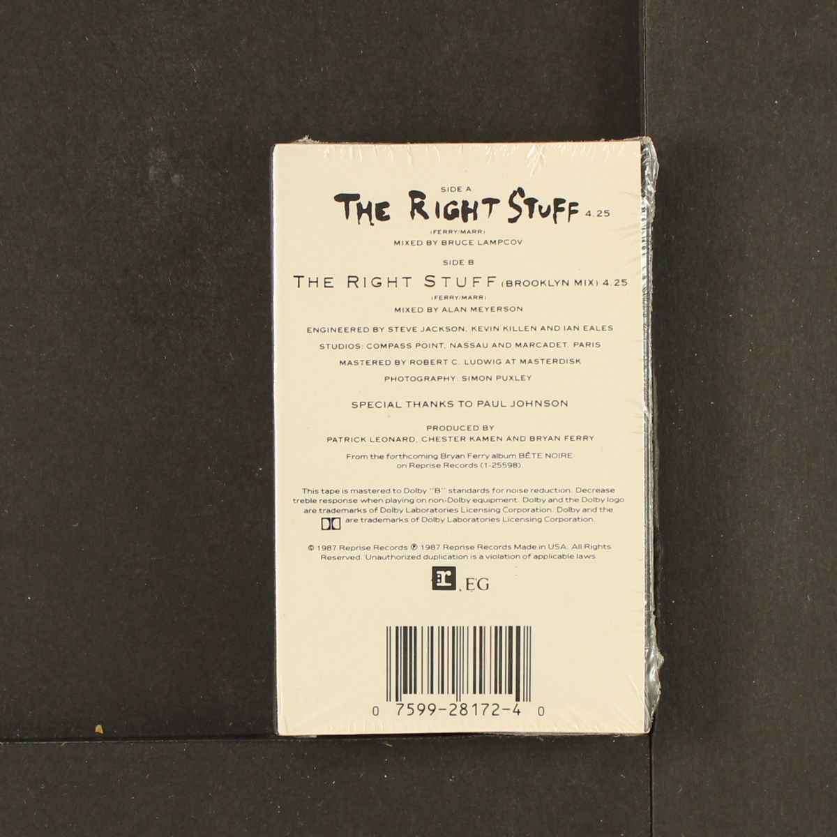 the right stuff by BRYAN FERRY