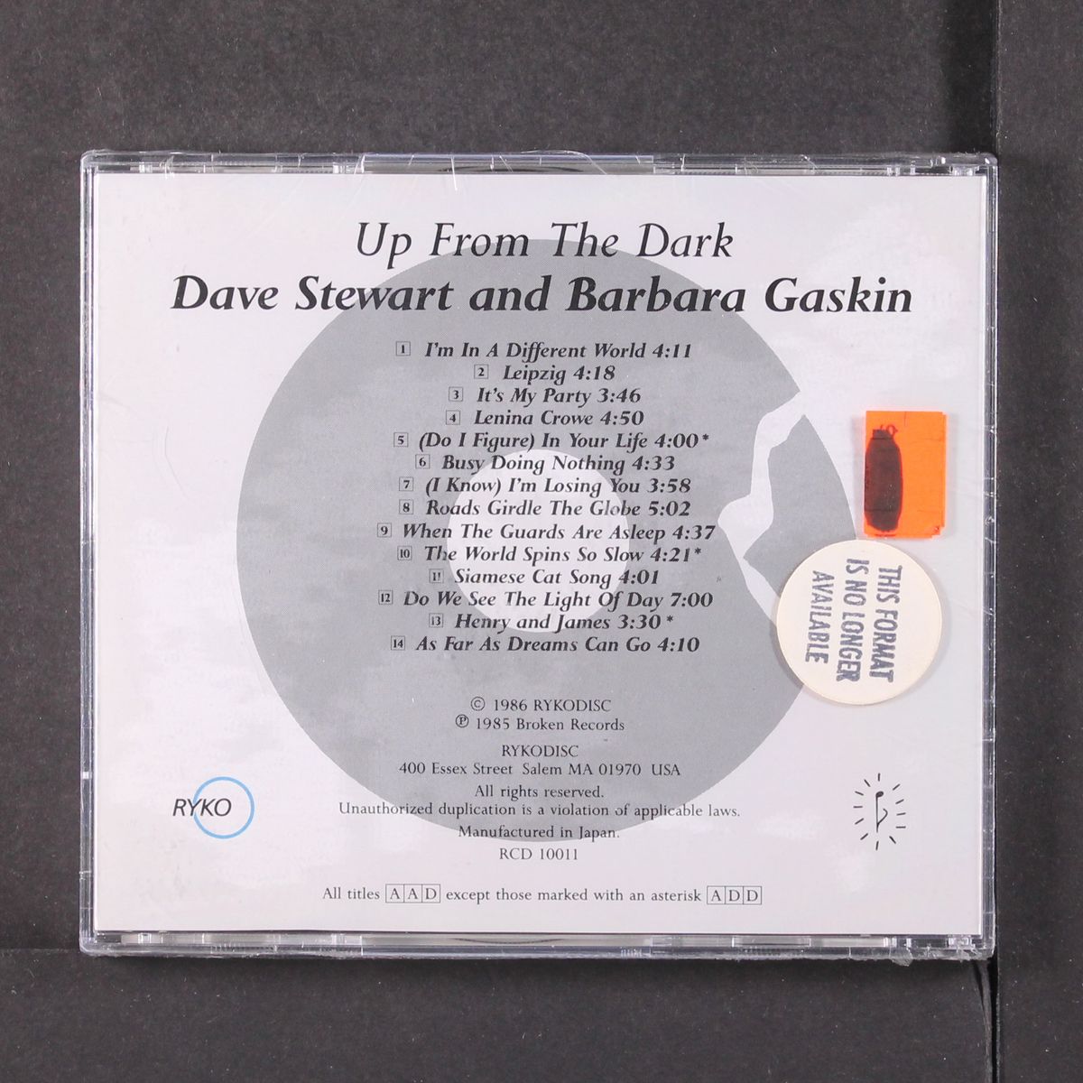 up from the dark by DAVE STEWART & BARBARA GASKIN