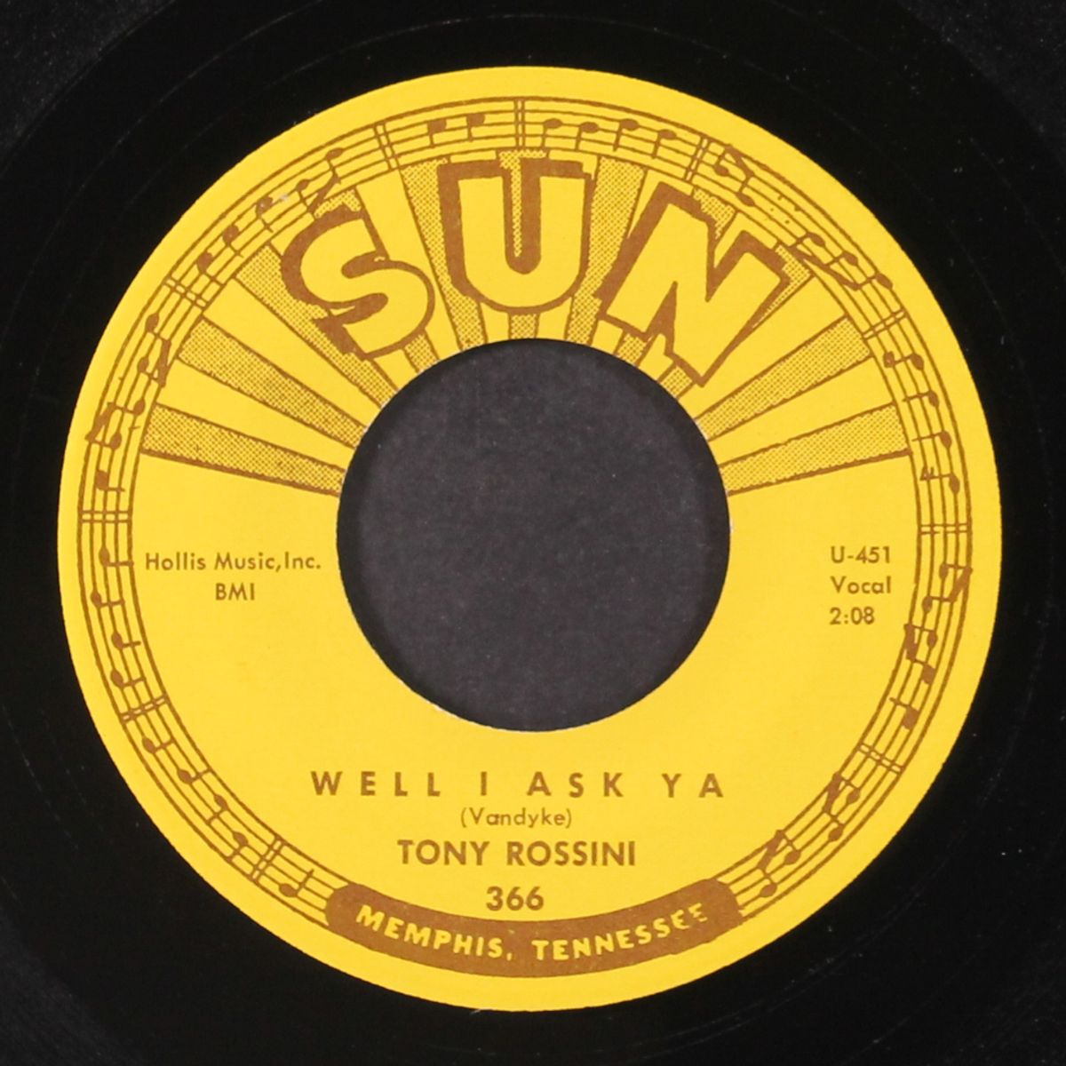 well i ask ya / darlena by TONY ROSSINI