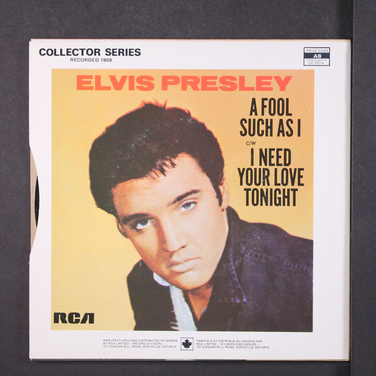 a fool such as i / i need your love tonight by ELVIS PRESLEY
