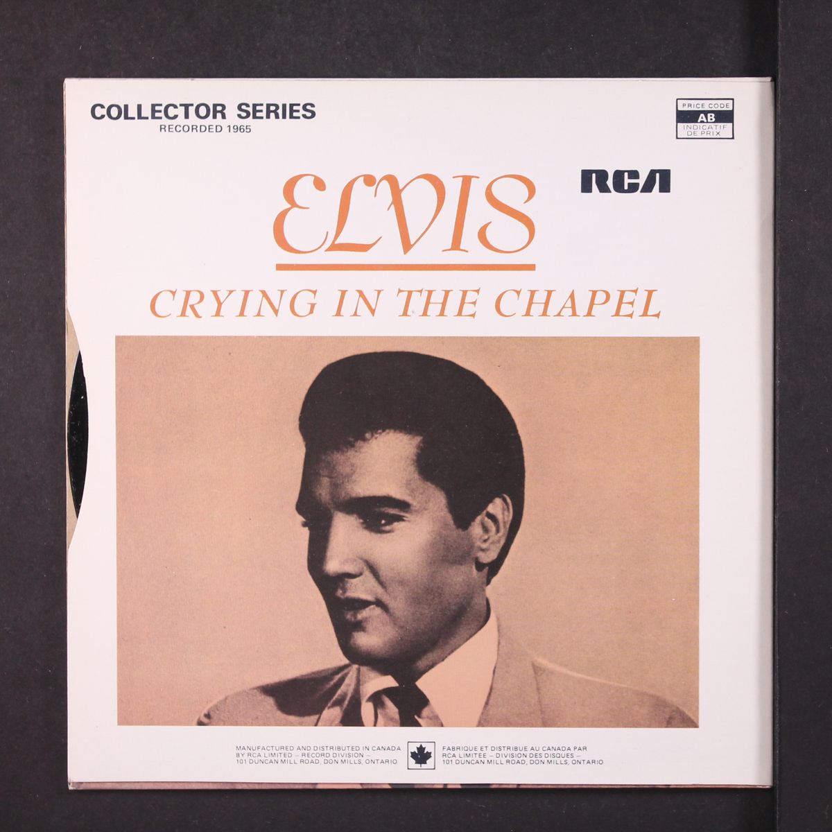 crying in the chapel / i believe in the man in the sky by ELVIS PRESLEY