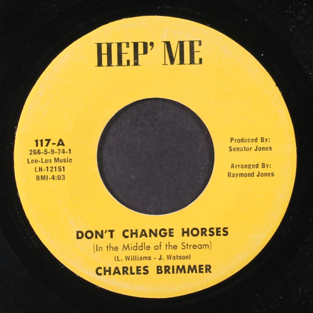 afflicted / don't change horses by CHARLES BRIMMER