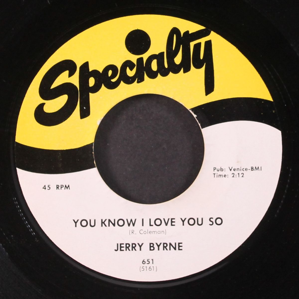 why did i ever say goodbye / you know i love you so by JERRY BYRNE