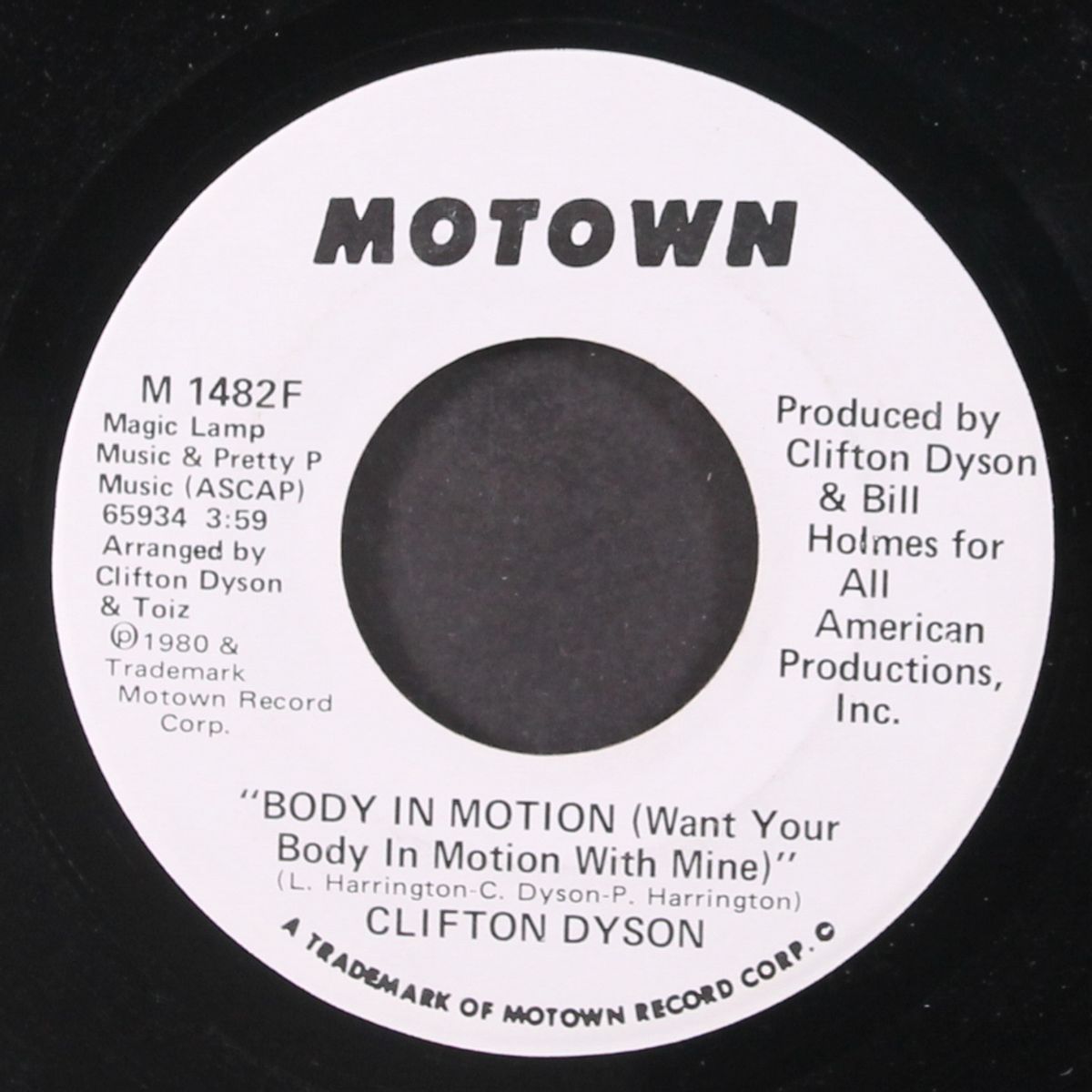 body in motion / same by CLIFTON DYSON