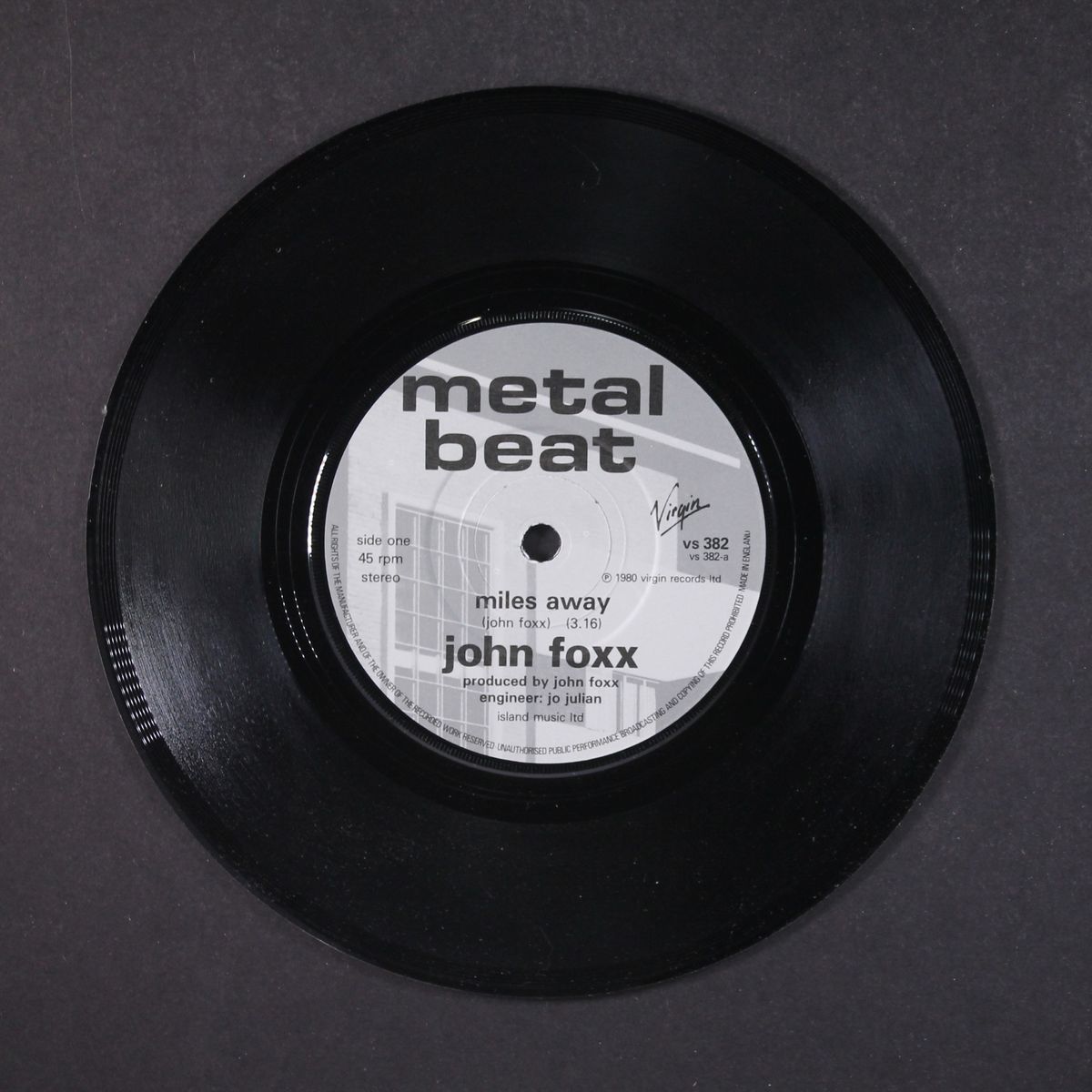 miles away by JOHN FOXX