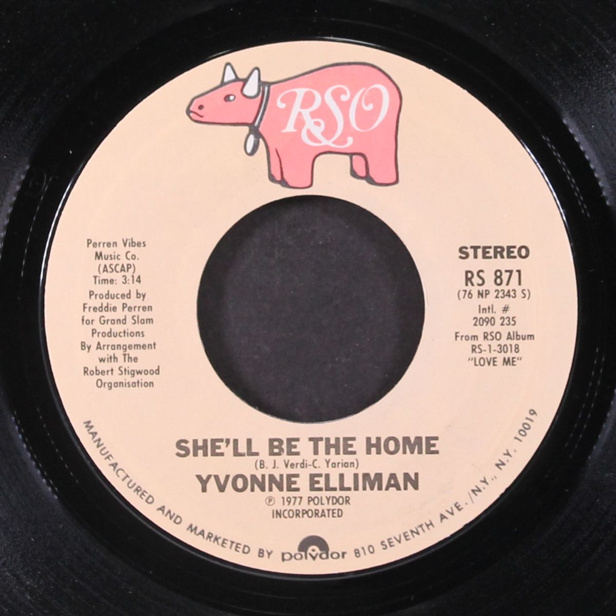 hello stranger / she'll be the home by YVONNE ELLIMAN
