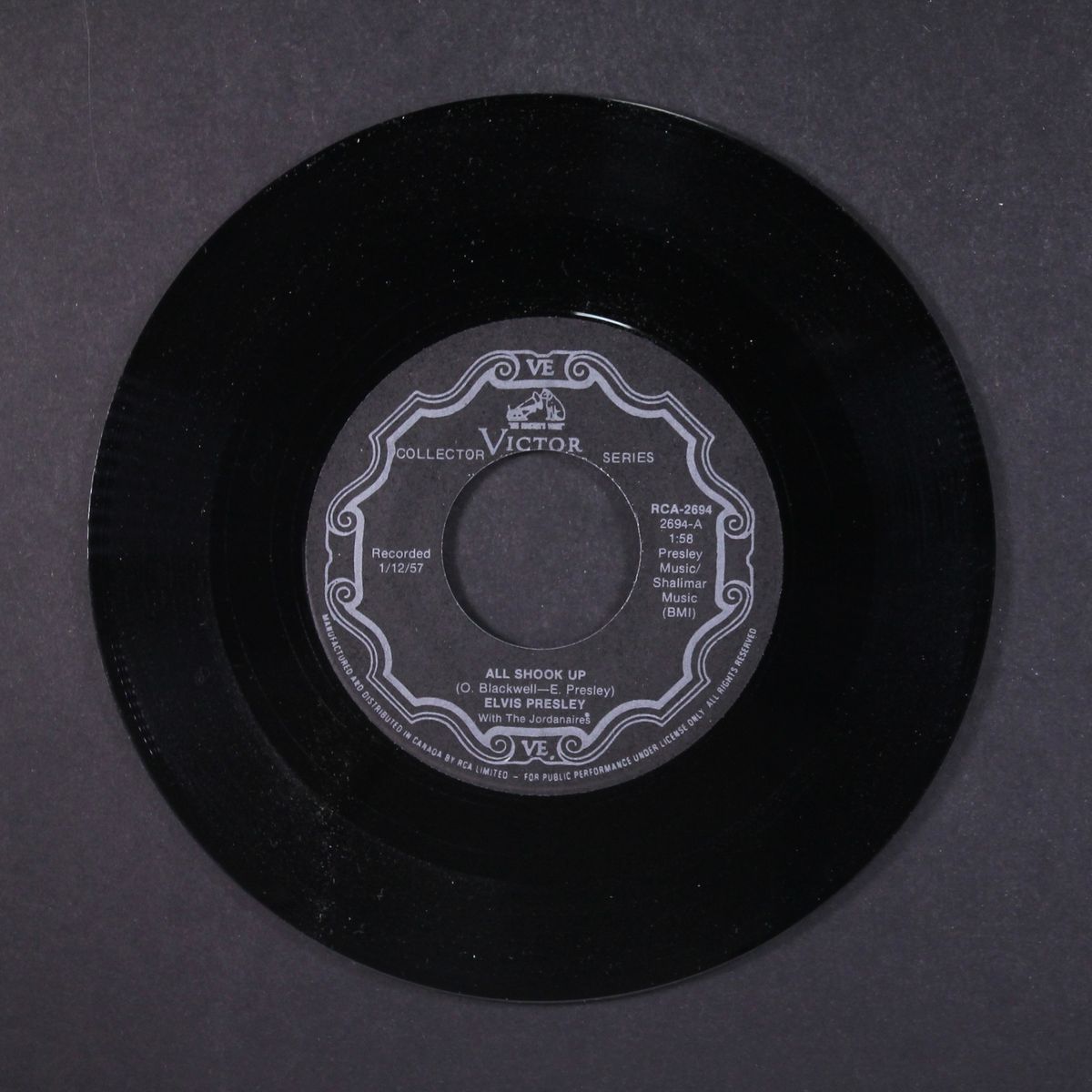 all shook up / heartbreak hotel by ELVIS PRESLEY