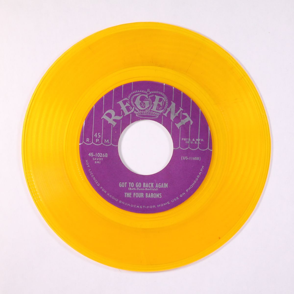 lemon squeezer / got to go back again by FOUR BARONS