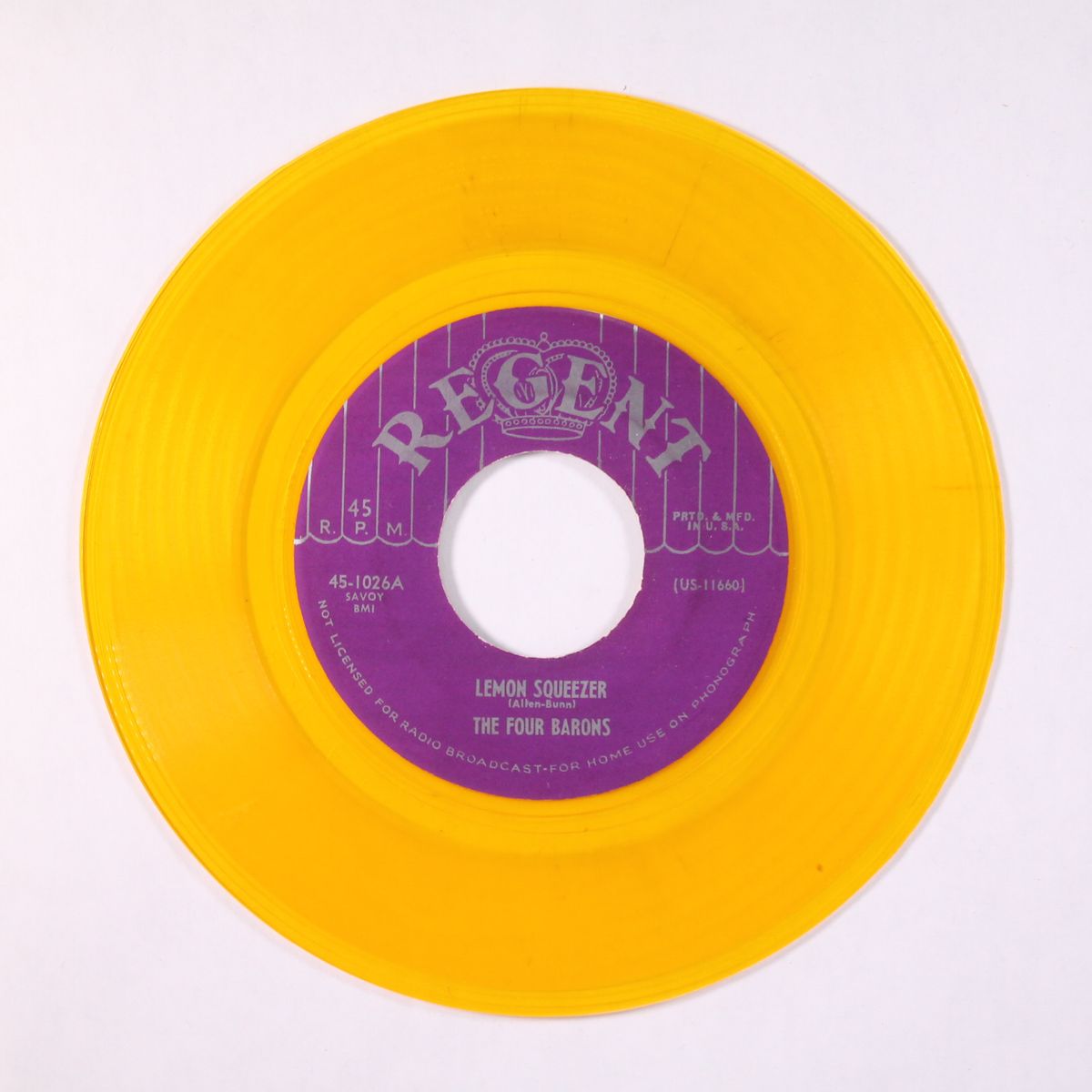 lemon squeezer / got to go back again by FOUR BARONS