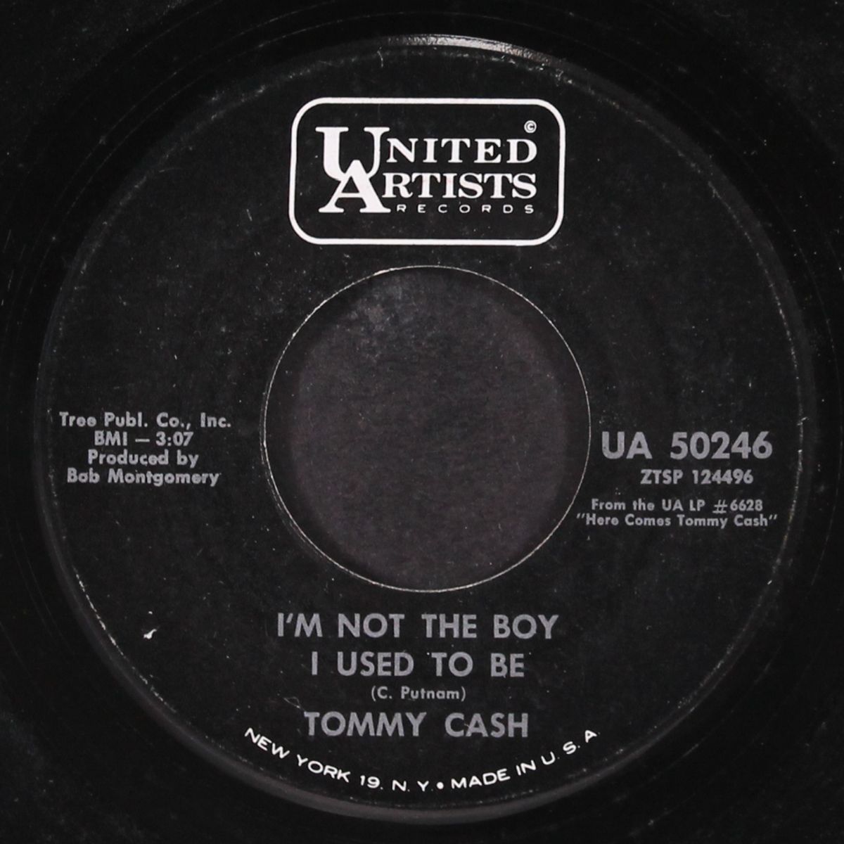 leaving your world / i'm not the boy i used to be by TOMMY CASH