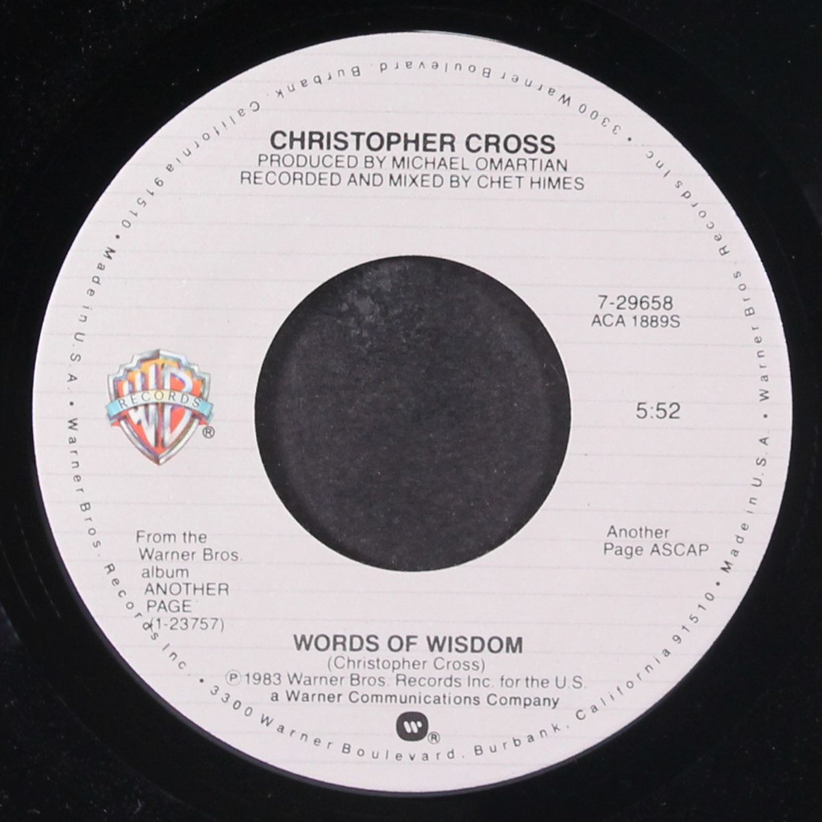 think of laura / words of wisdom by CHRISTOPHER CROSS