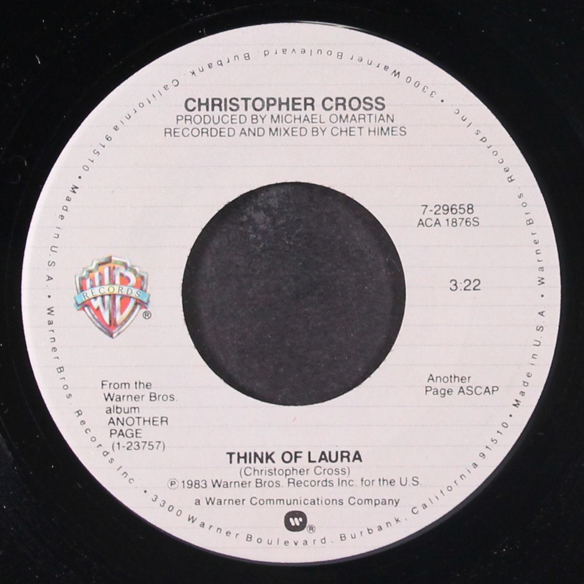 think of laura / words of wisdom by CHRISTOPHER CROSS