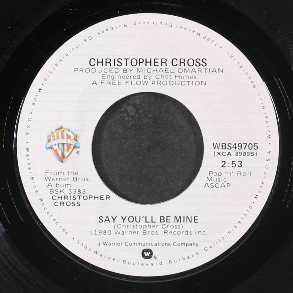 say you'll be mine / spinning by CHRISTOPHER CROSS
