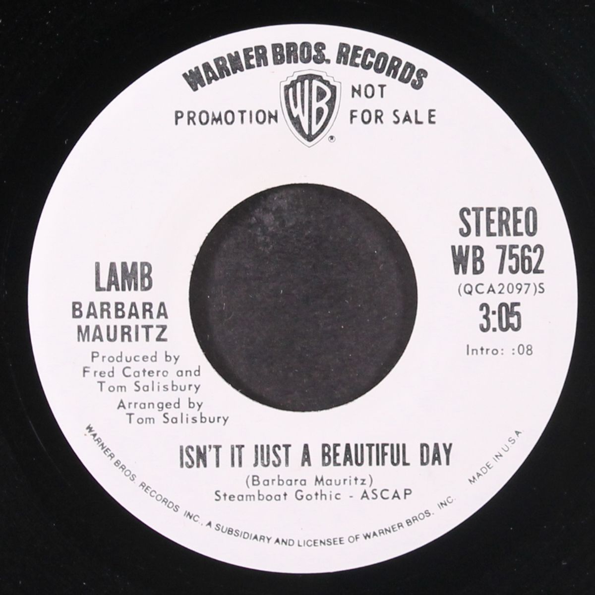 isn't it just a beautiful day / winter in the valley by BARBARA MAURITZ & LAMB