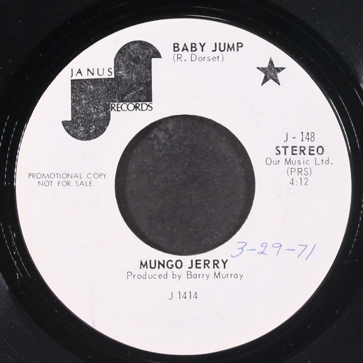 baby jump / same by MUNGO JERRY