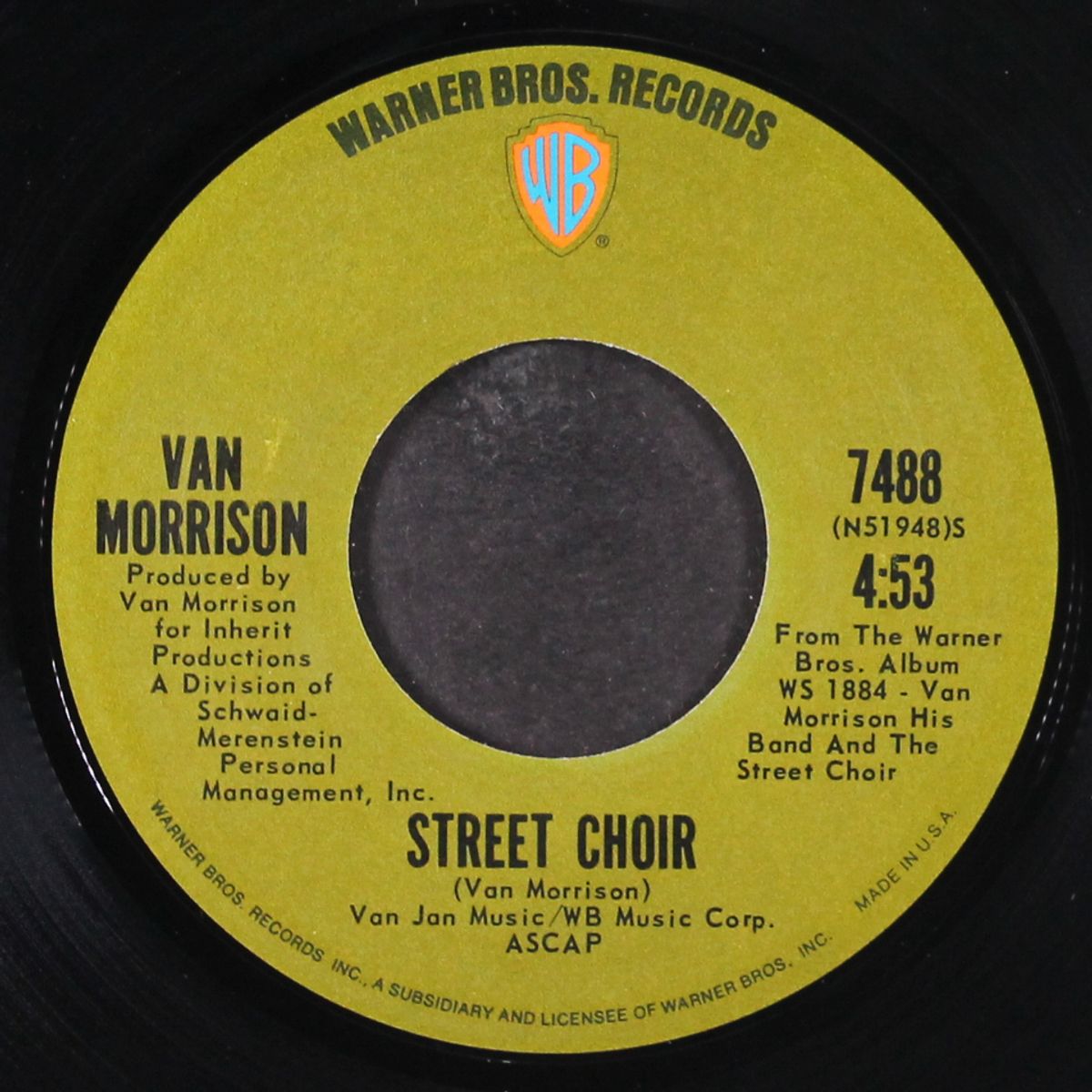 call me up in dreamland / street choir by VAN MORRISON