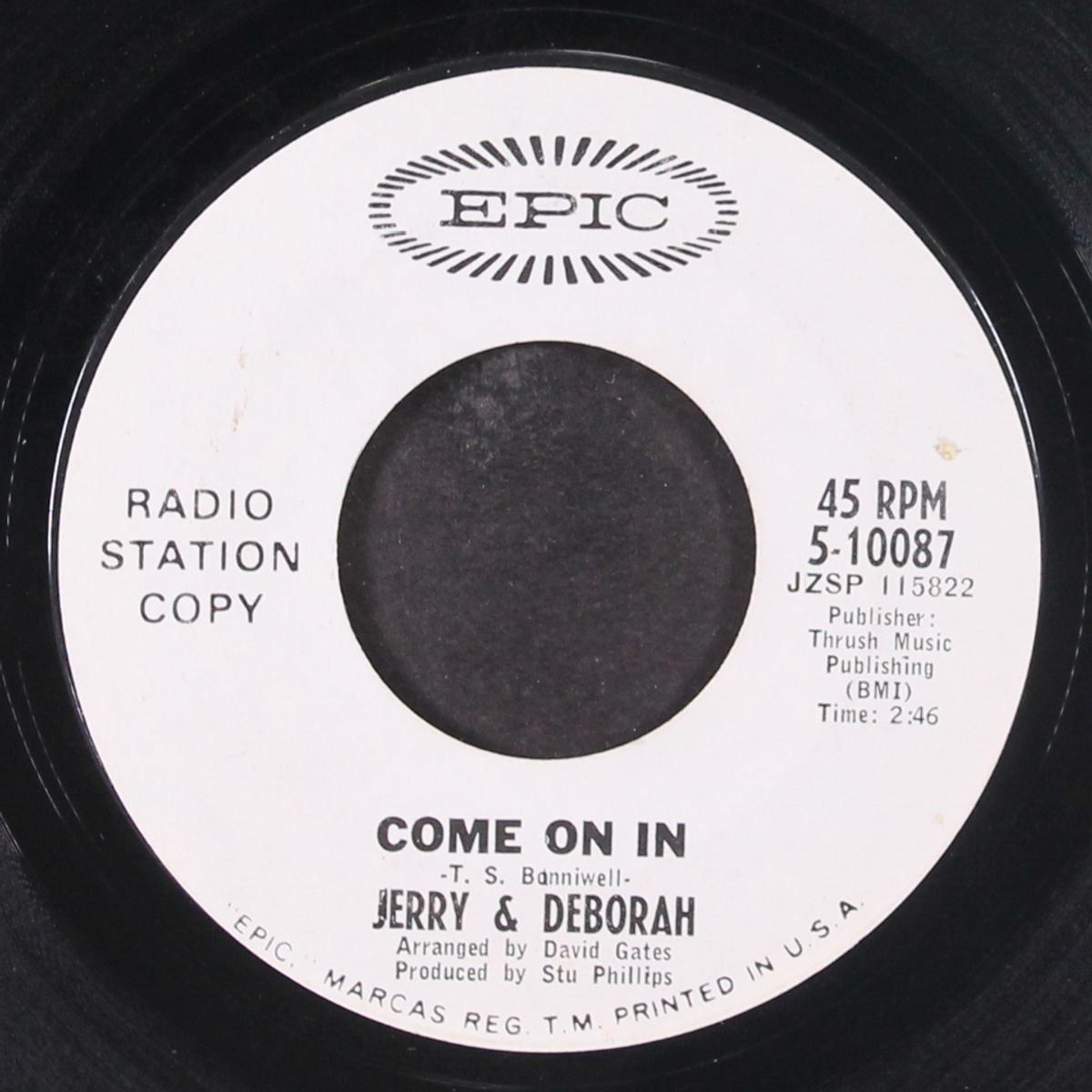 come on in / crazy changes by JERRY & DEBORAH
