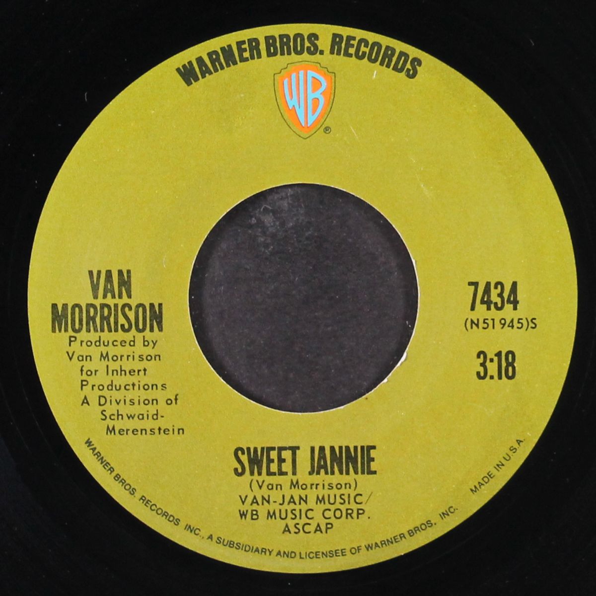 domino / sweet jannie by VAN MORRISON