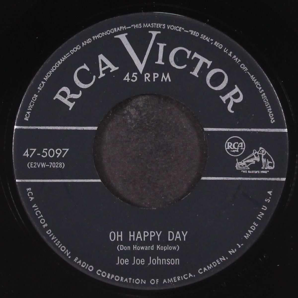 mr. von / oh happy day by TNT TRIBBLE / JOE JOE JOHNSON