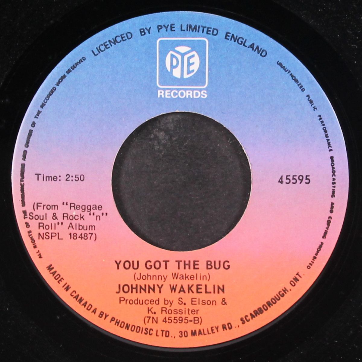 in zaire / you got the bug by JOHNNY WAKELIN