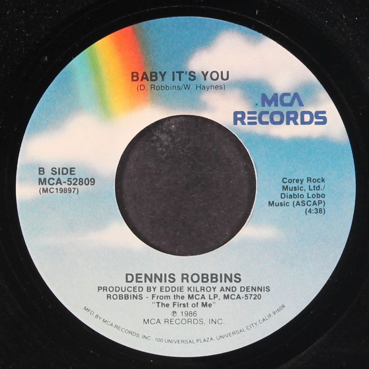 hard lovin' man / baby it's you by DENNIS ROBBINS
