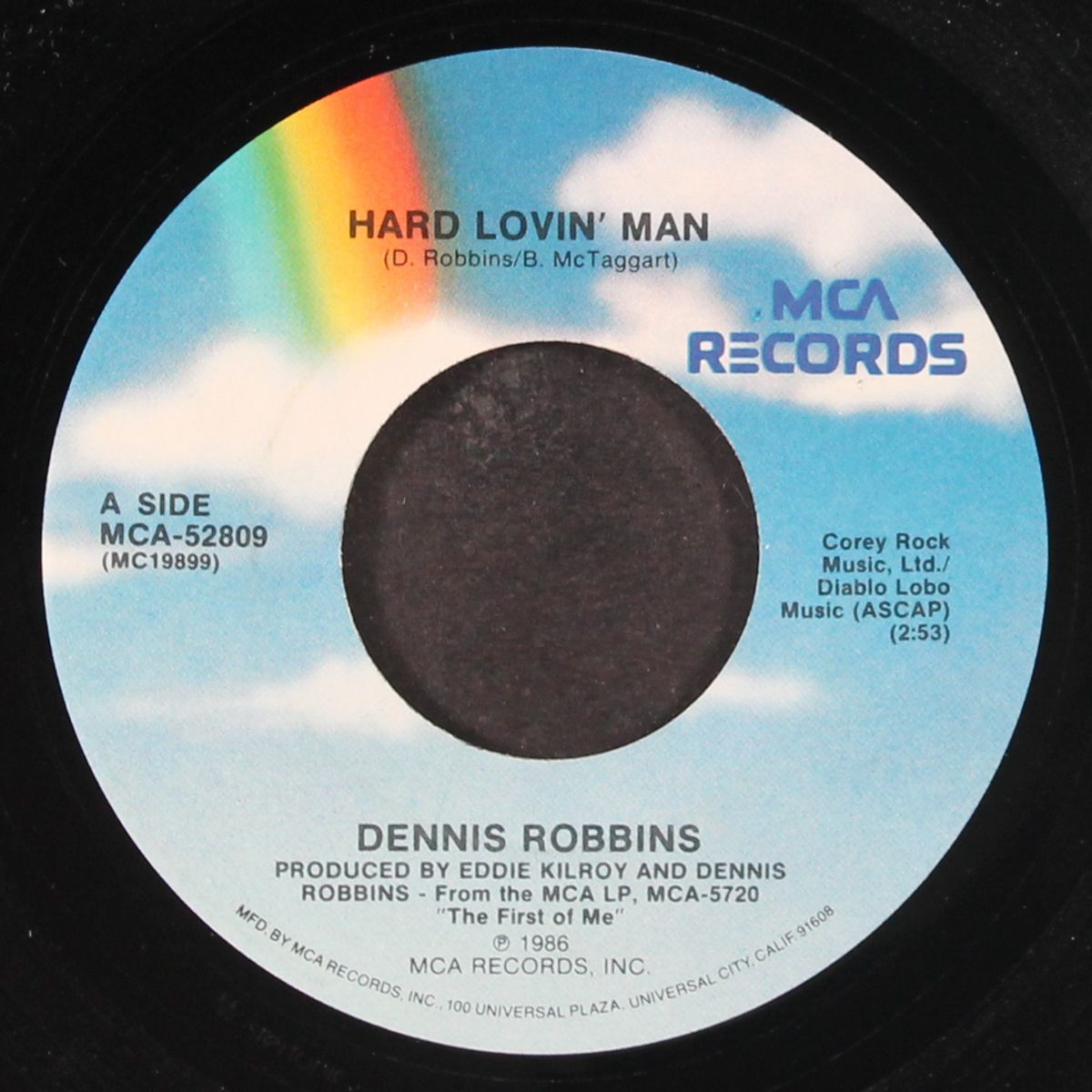 hard lovin' man / baby it's you by DENNIS ROBBINS