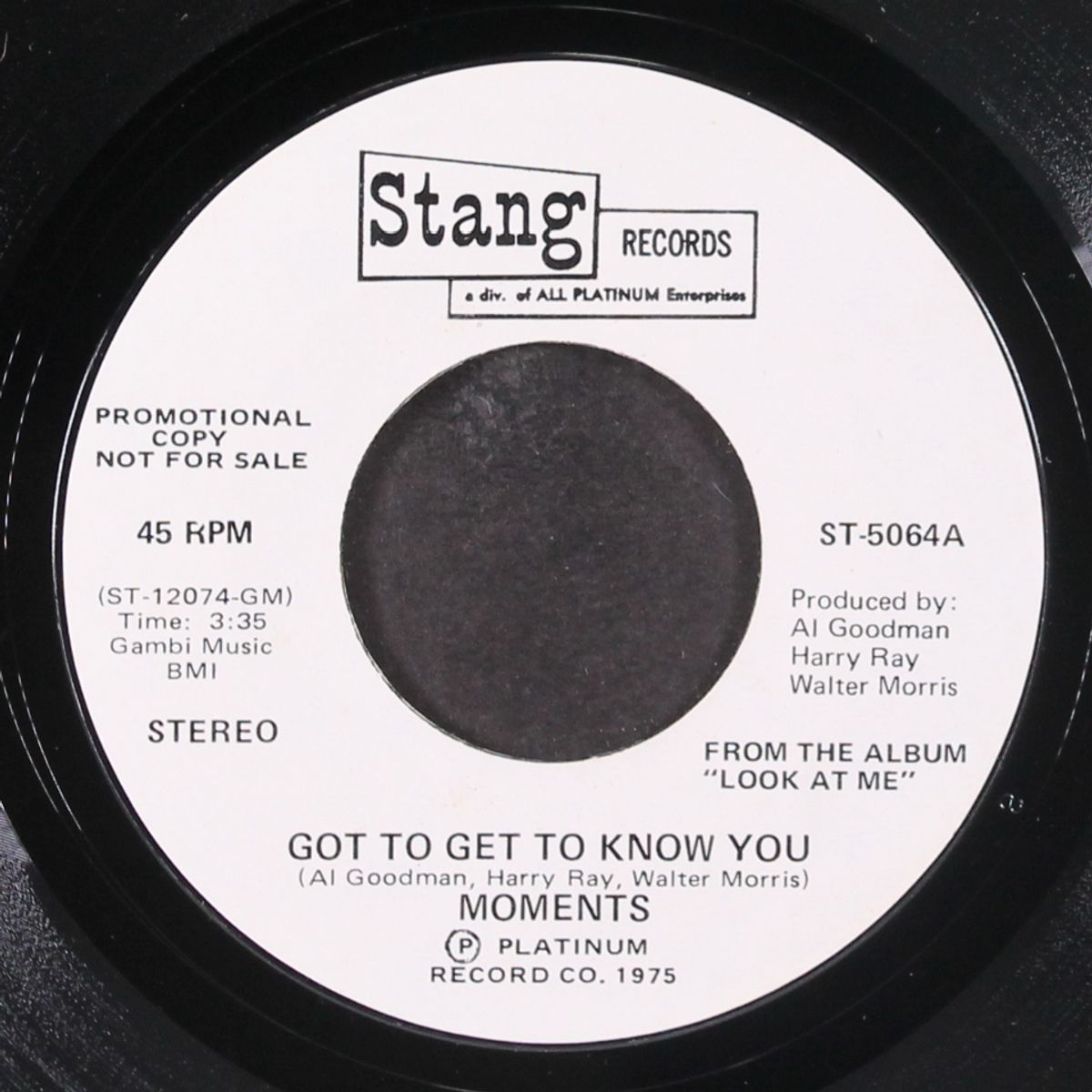 got to get to know you by MOMENTS