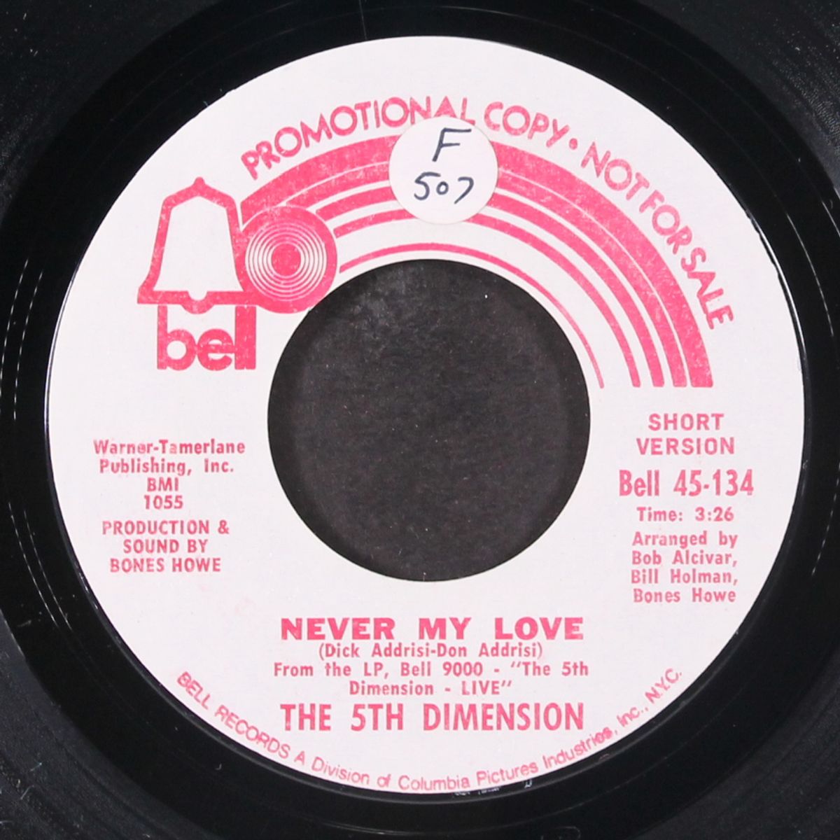 never my love by FIFTH DIMENSION
