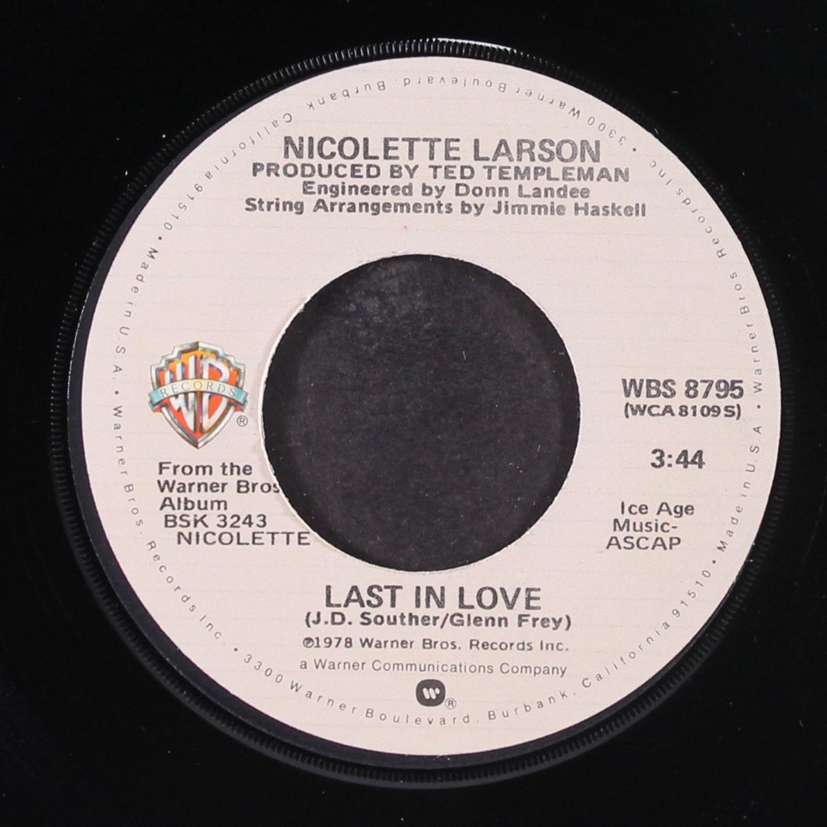 rhumba girl / last in love by NICOLETTE LARSON
