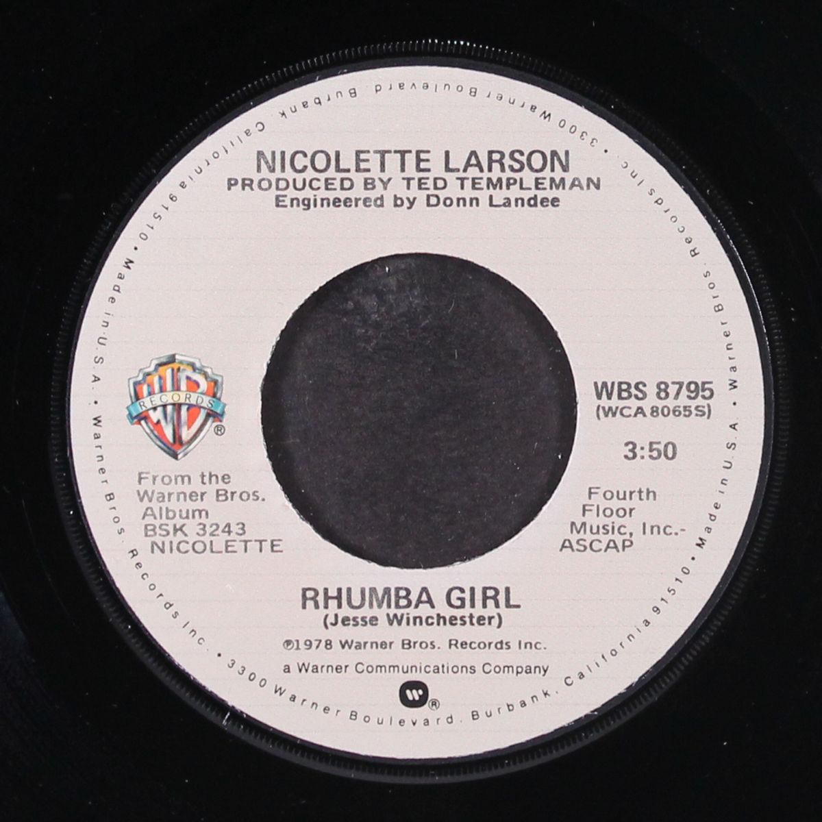 rhumba girl / last in love by NICOLETTE LARSON