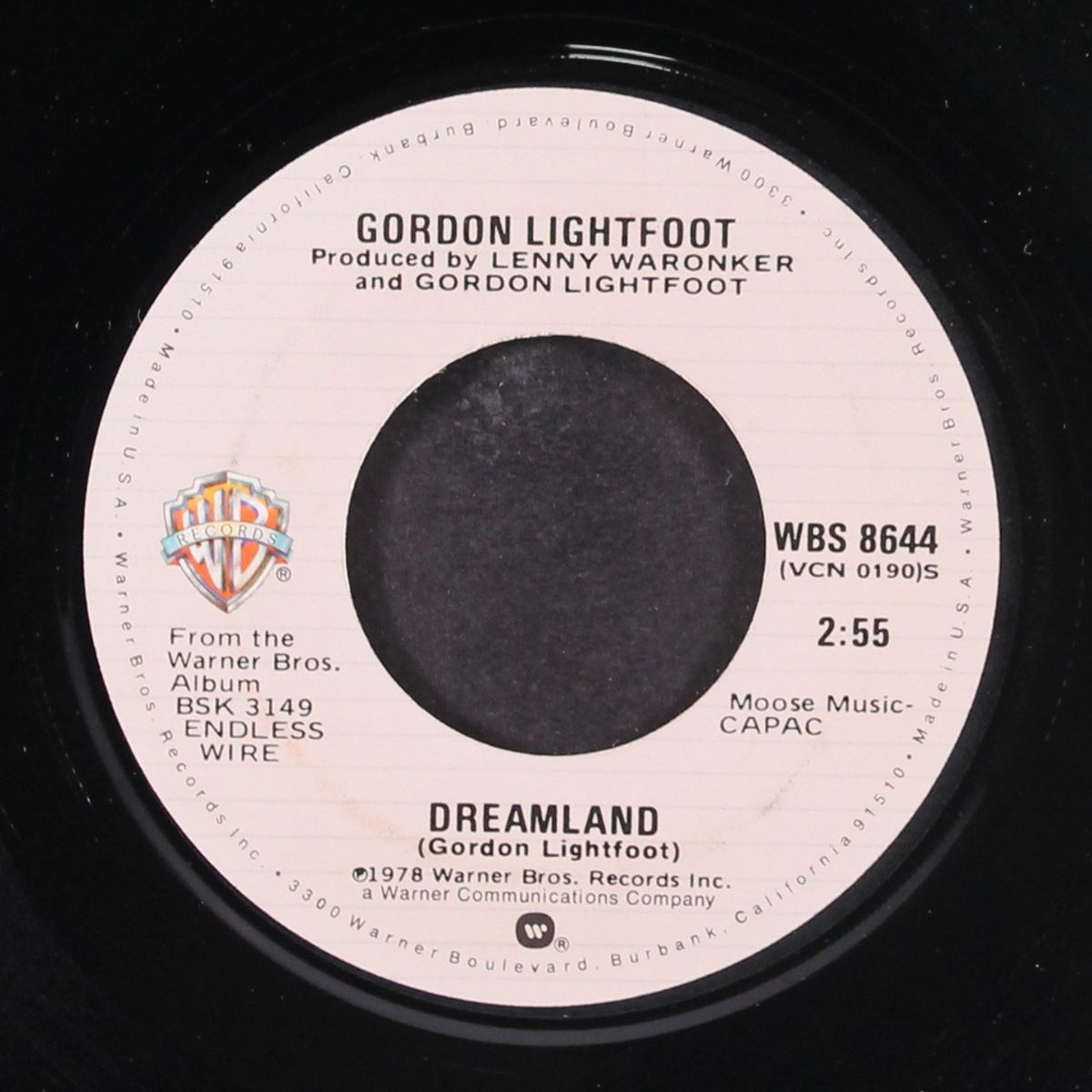 dreamland / songs the minstrel sang by GORDON LIGHTFOOT