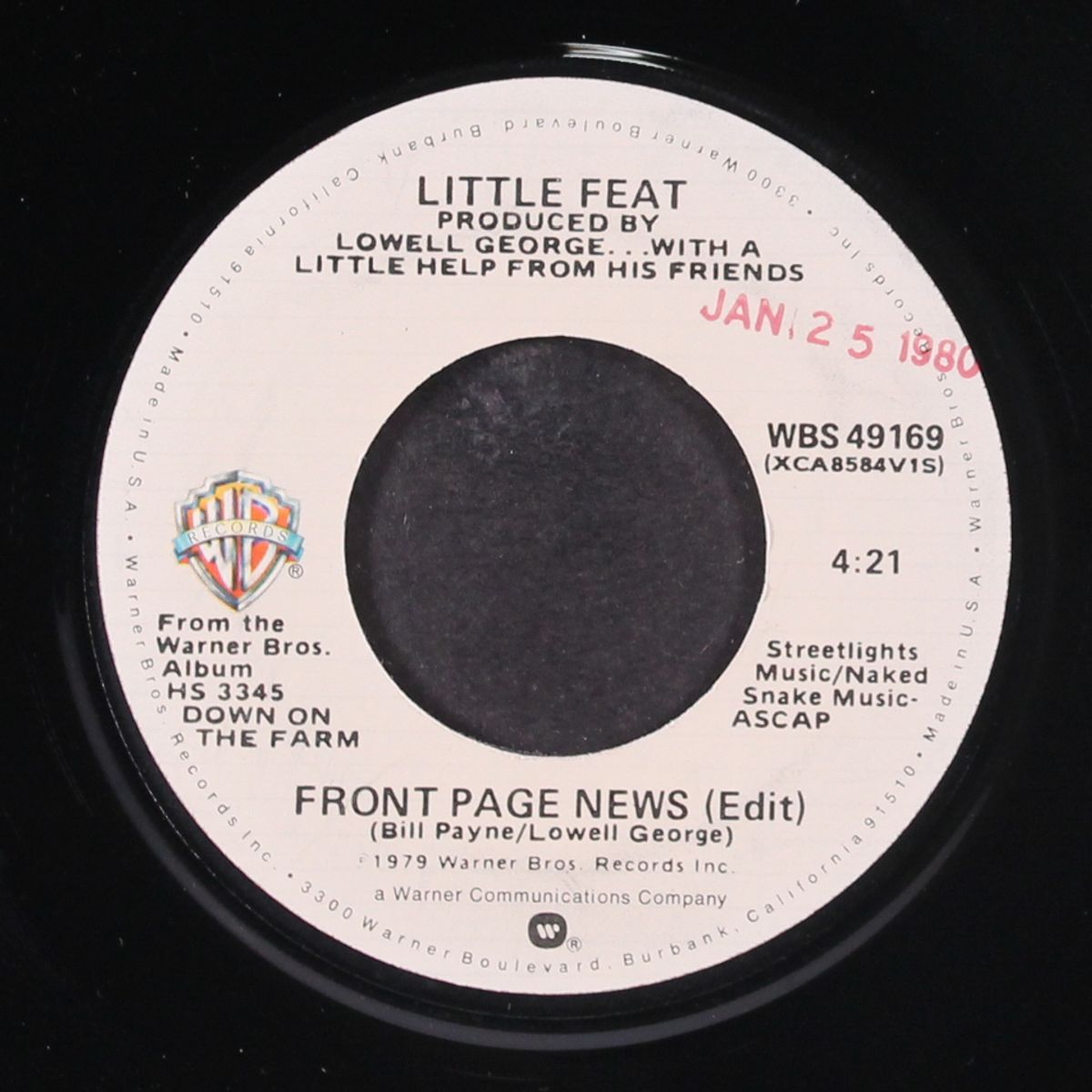 wake up dreaming / front page news by LITTLE FEAT