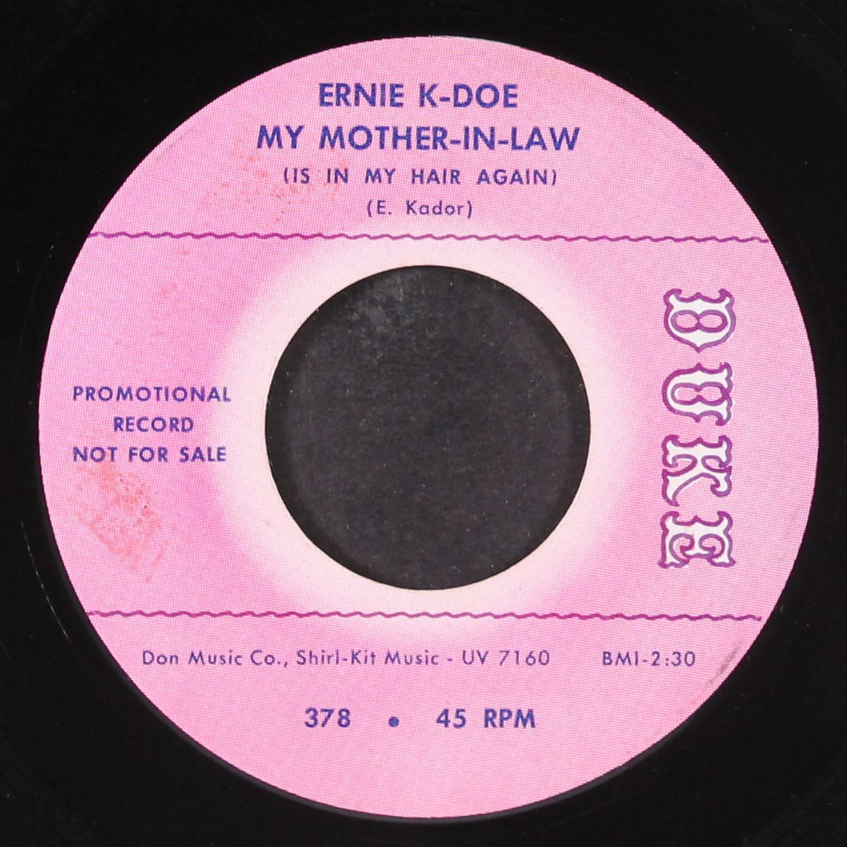 my mother-in-law / looking into the future by ERNIE K-DOE