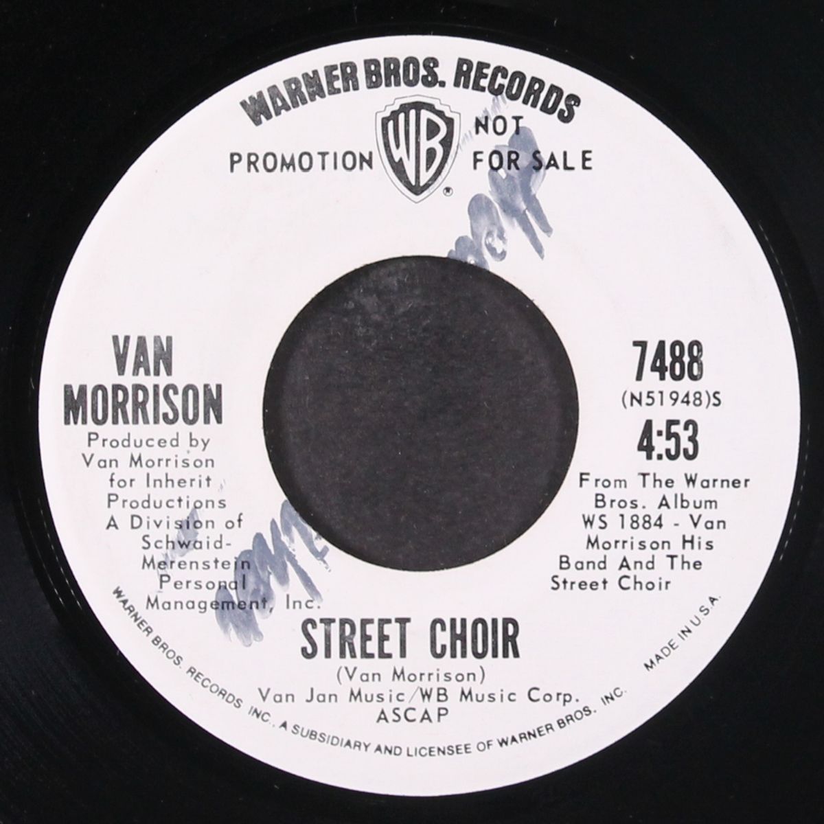 call me up in dreamland / street choir by VAN MORRISON