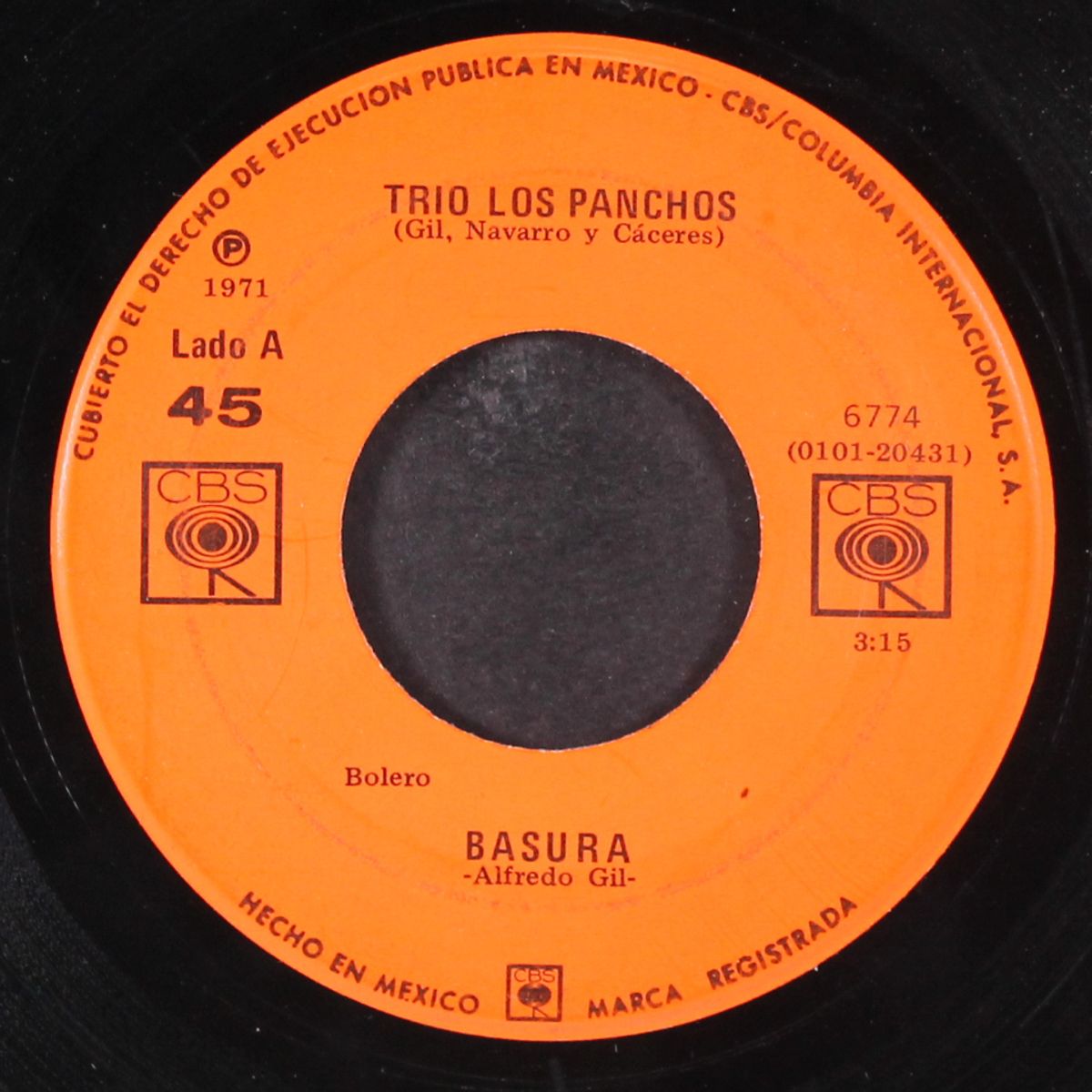 basura / somos by TRIO LOS PANCHOS
