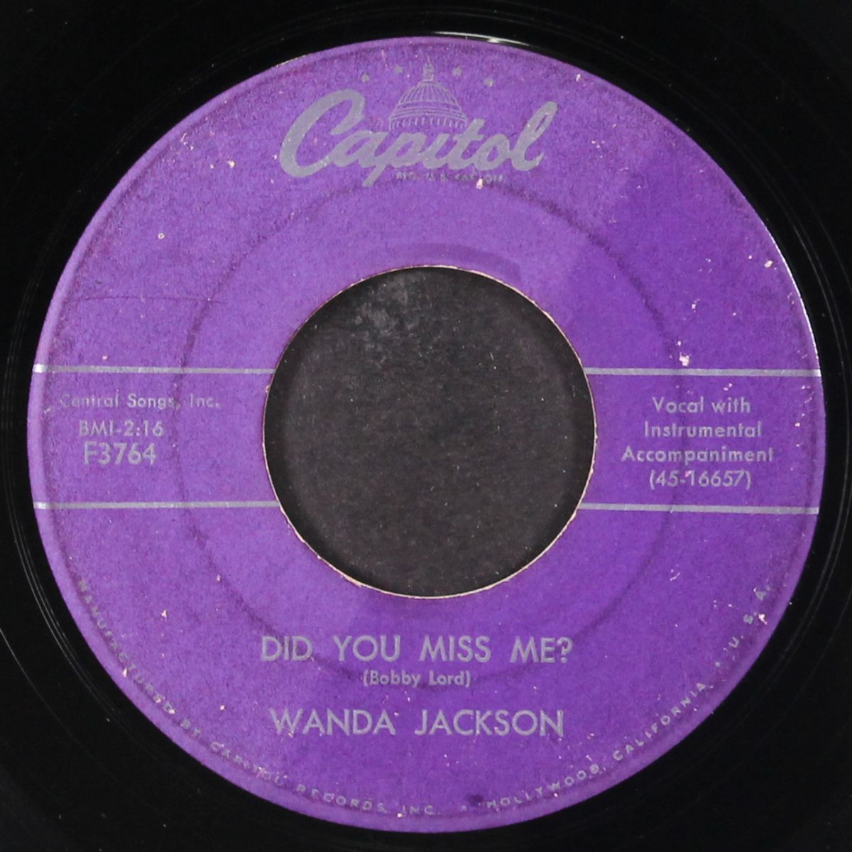 cool love / did you miss me? by WANDA JACKSON