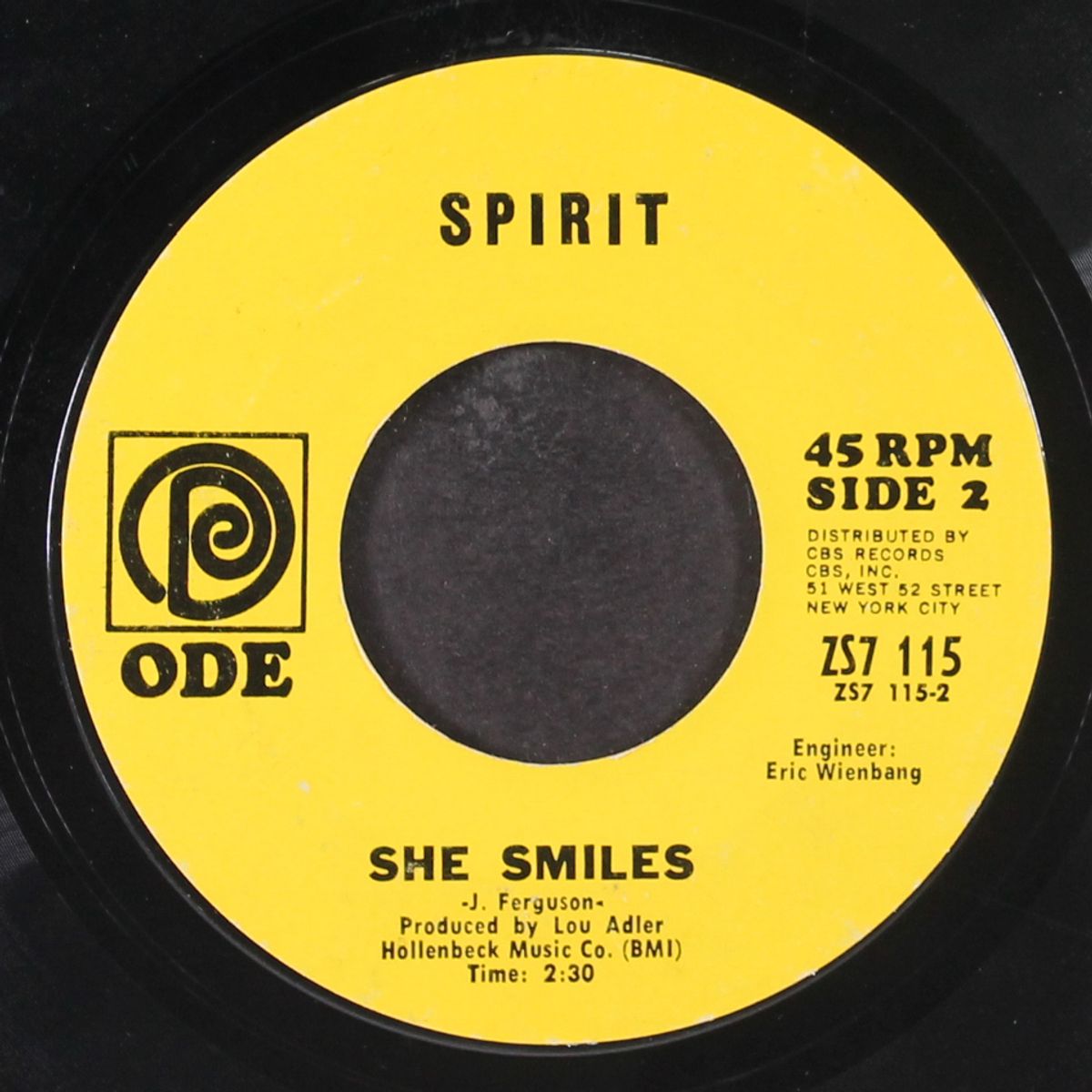 i got a line on you / she smiles by SPIRIT