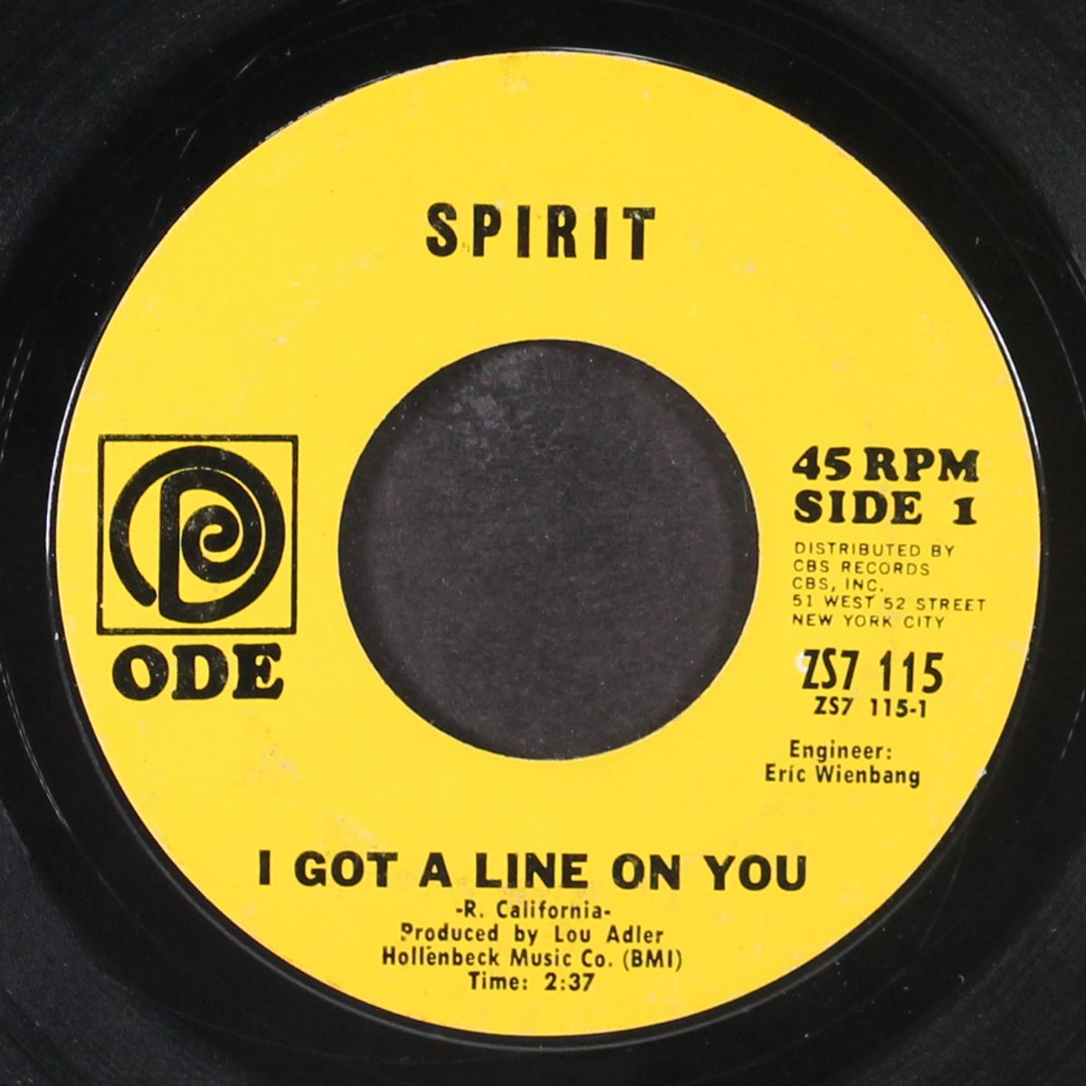 i got a line on you / she smiles by SPIRIT