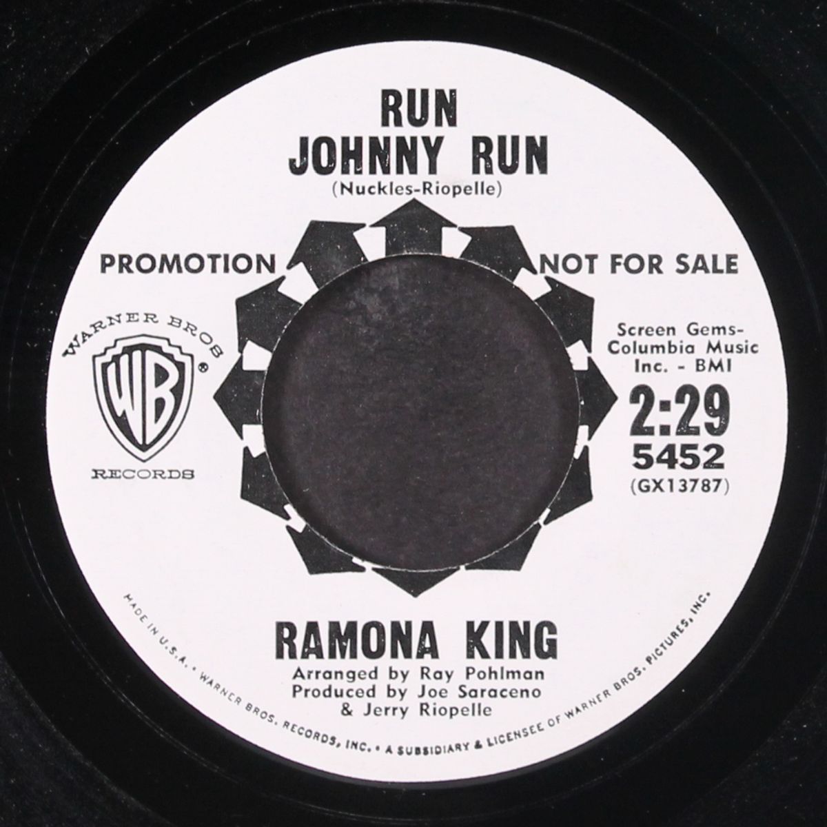 run johnny run / it couldn't happen to a nicer guy by RAMONA KING