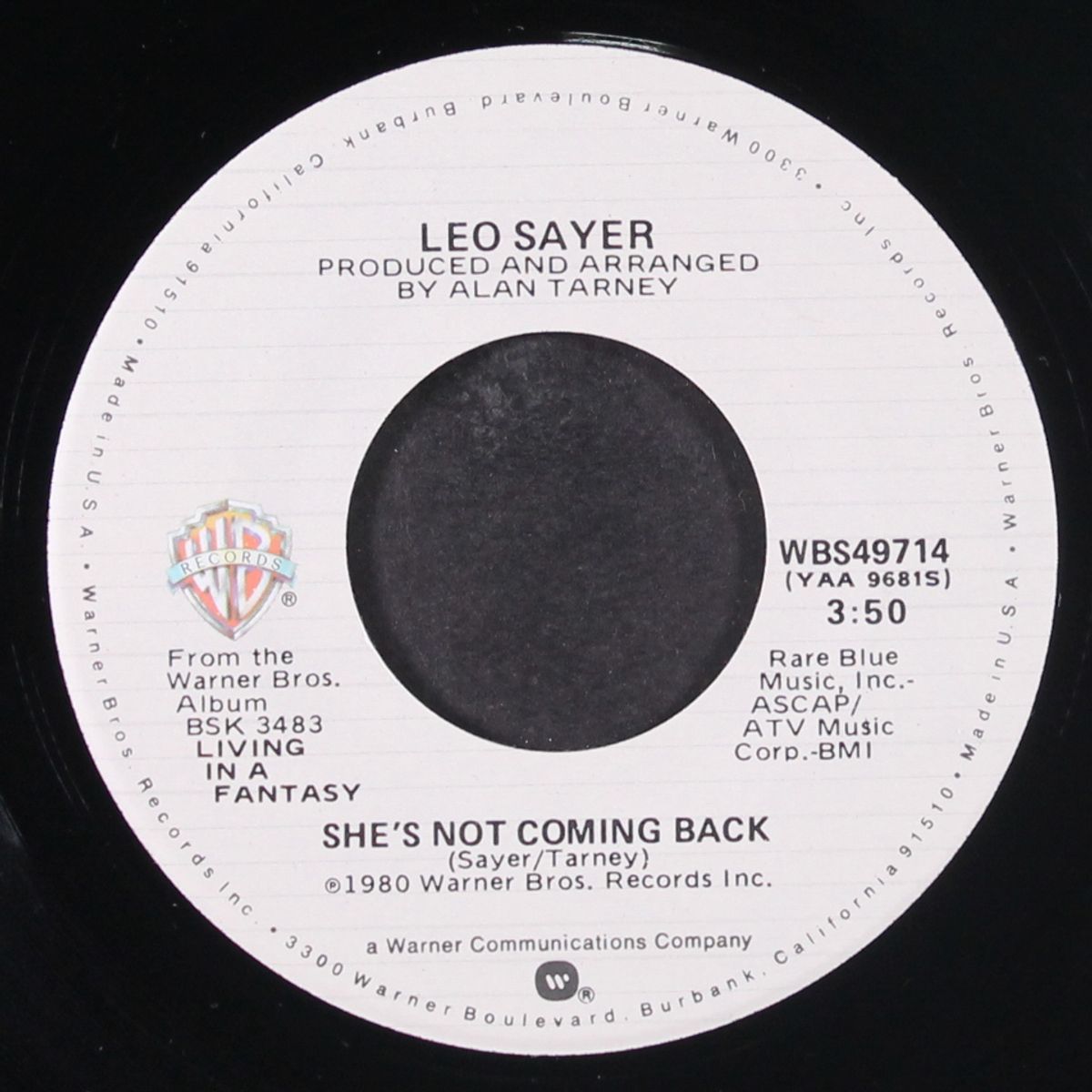where did we go wrong / she's not coming back by LEO SAYER