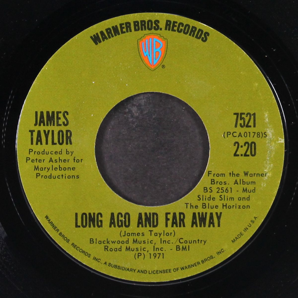long ago and far away by JAMES TAYLOR
