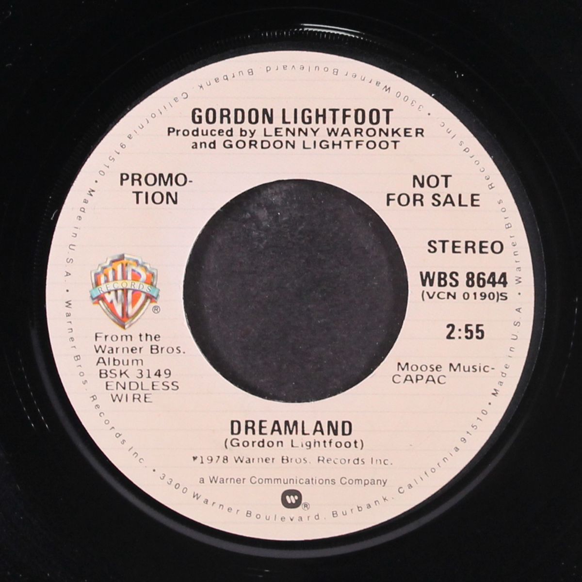 dreamland / mono by GORDON LIGHTFOOT