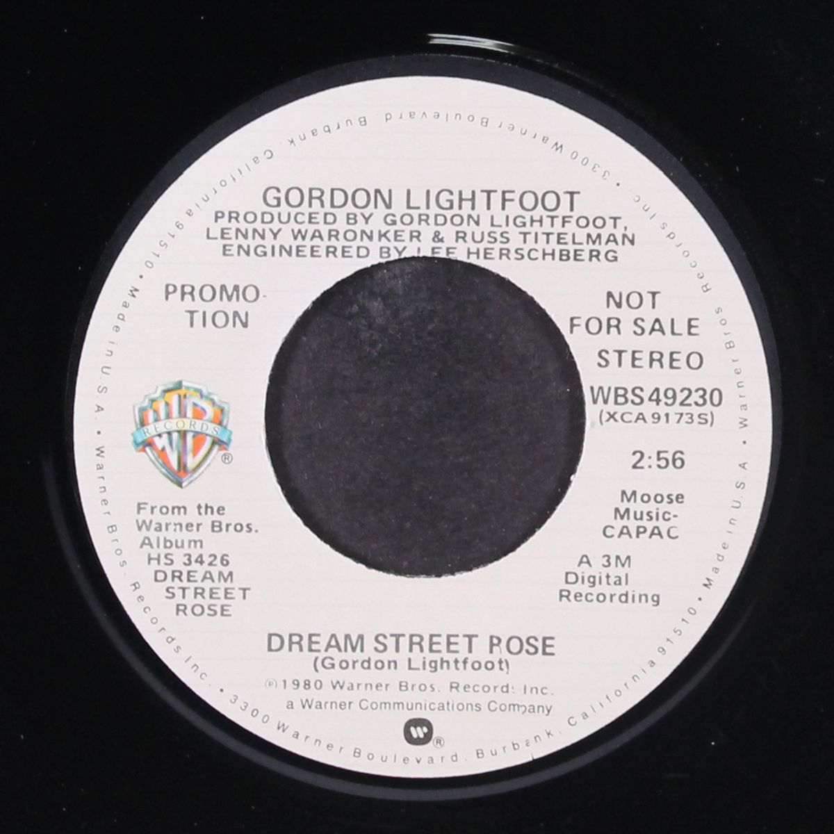 dream street rose / mono by GORDON LIGHTFOOT