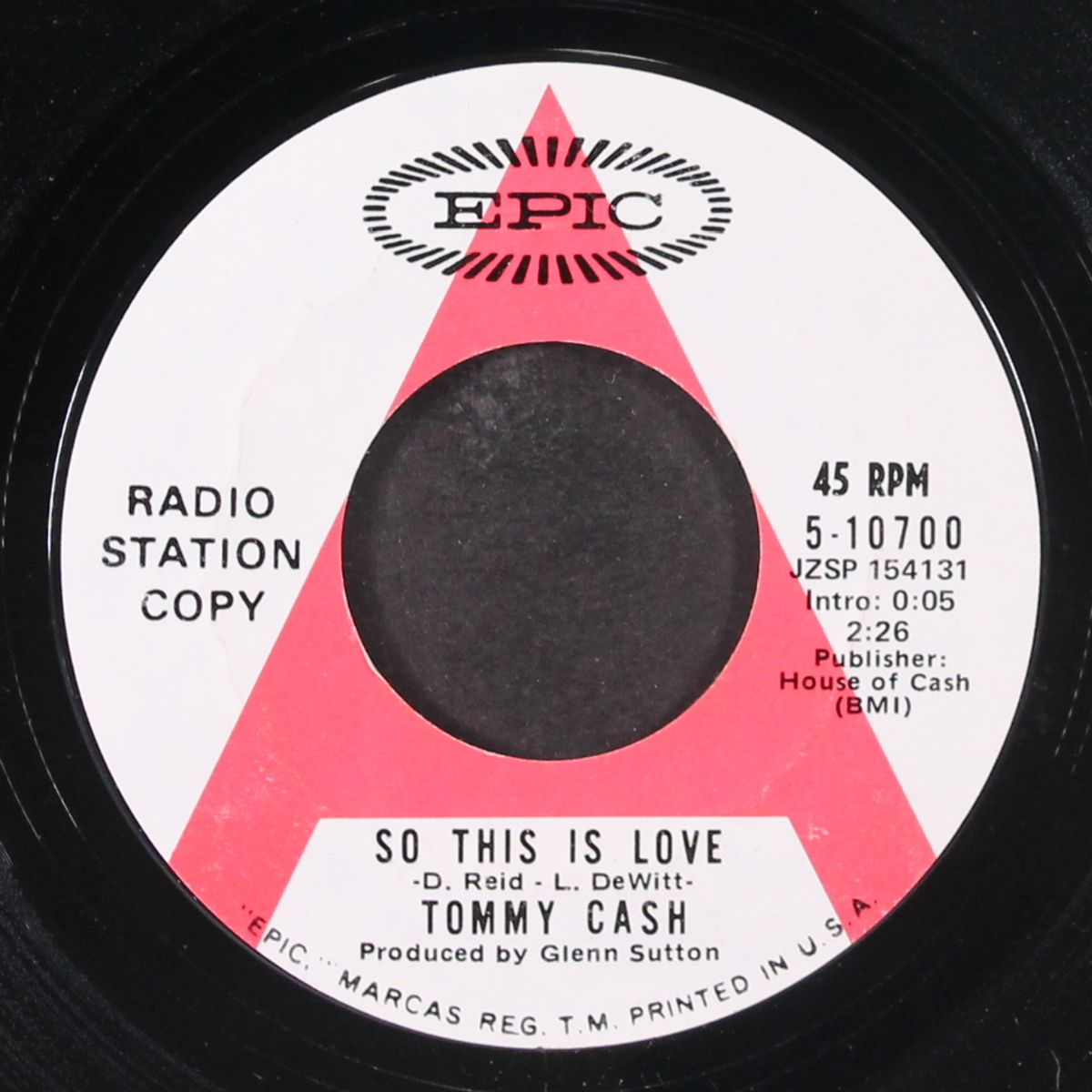 so this is love by TOMMY CASH