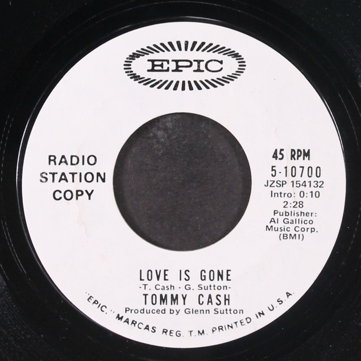 so this is love by TOMMY CASH
