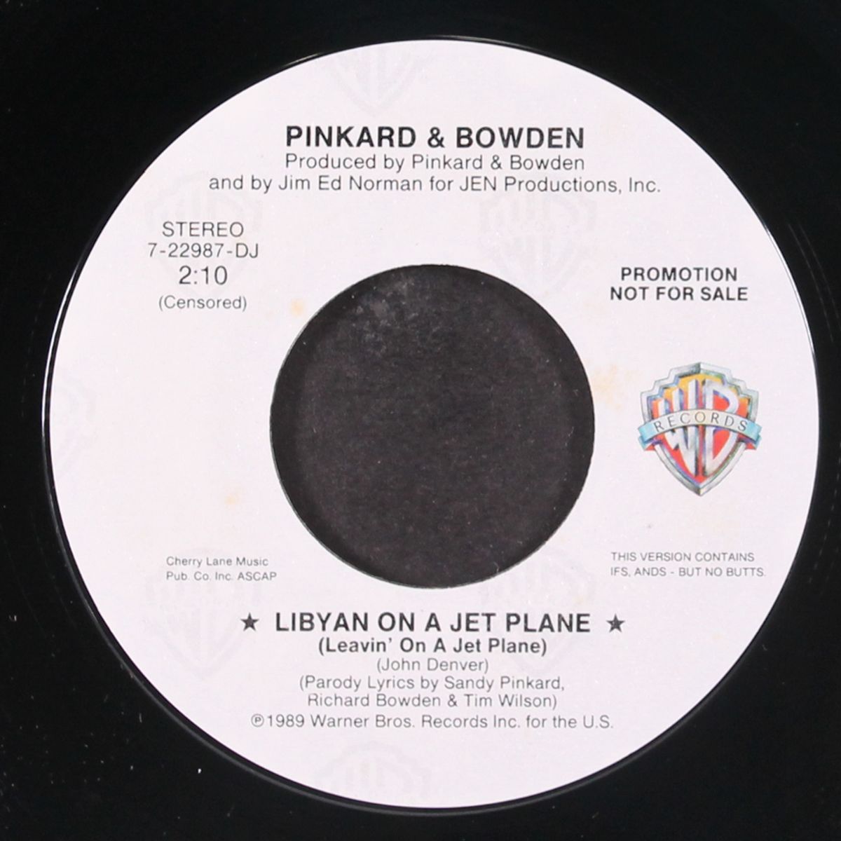 libyan on a jet plane / censored by PINKARD & BOWDEN