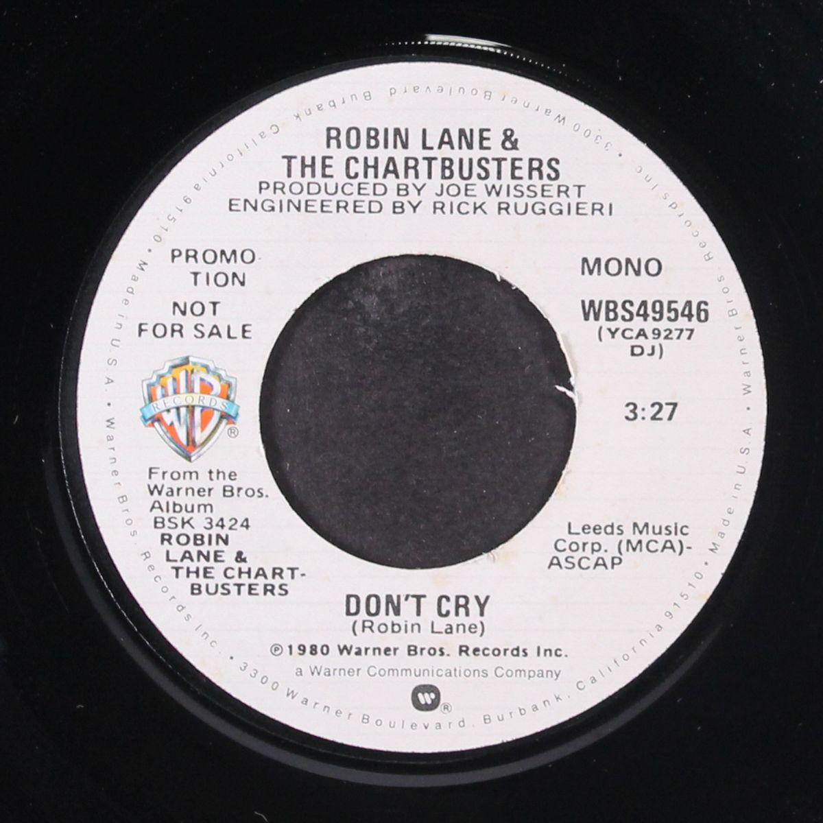 don't cry / mono by ROBIN LANE & CHARTBUSTERS